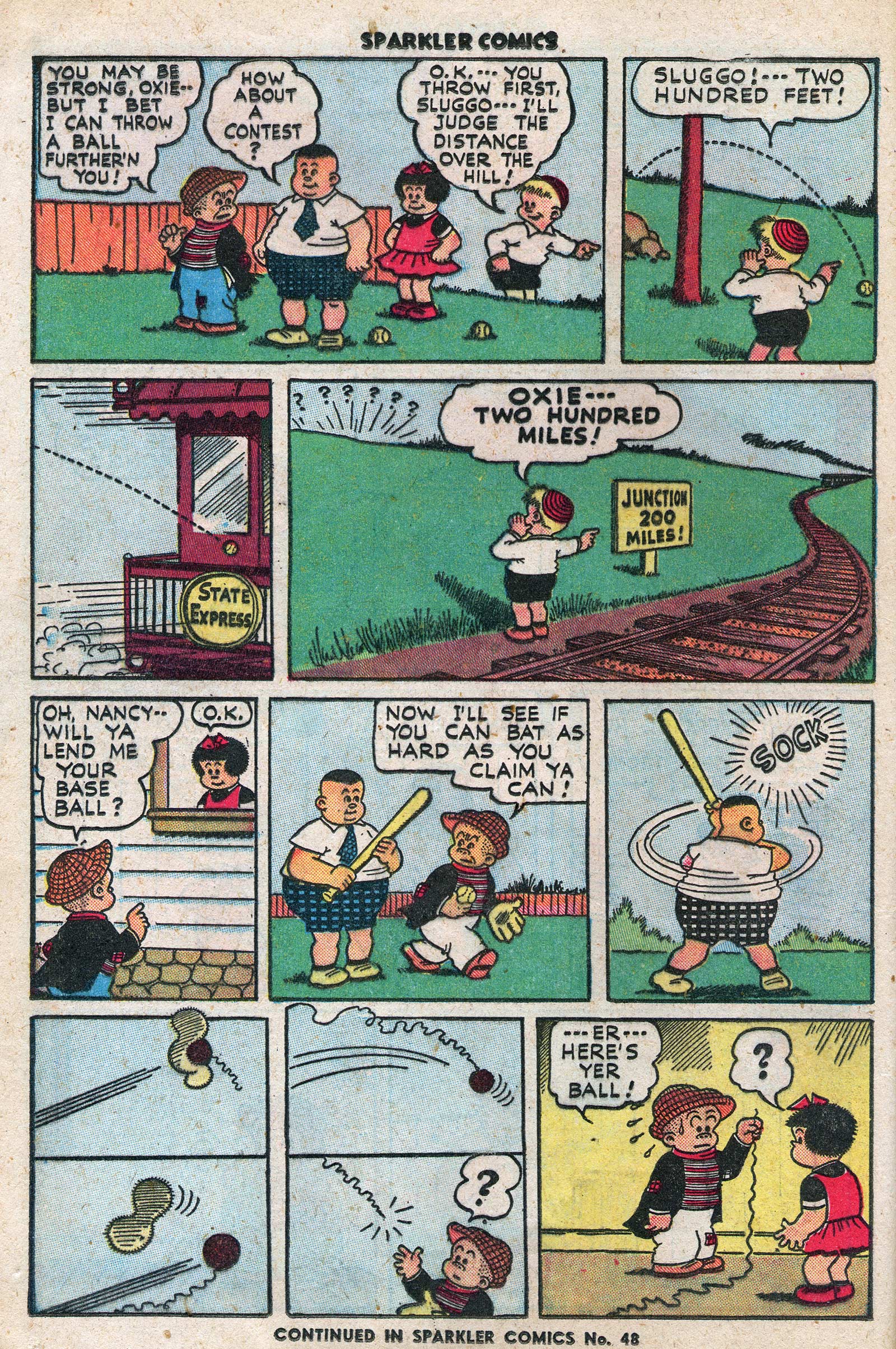 Read online Sparkler Comics comic -  Issue #47 - 12