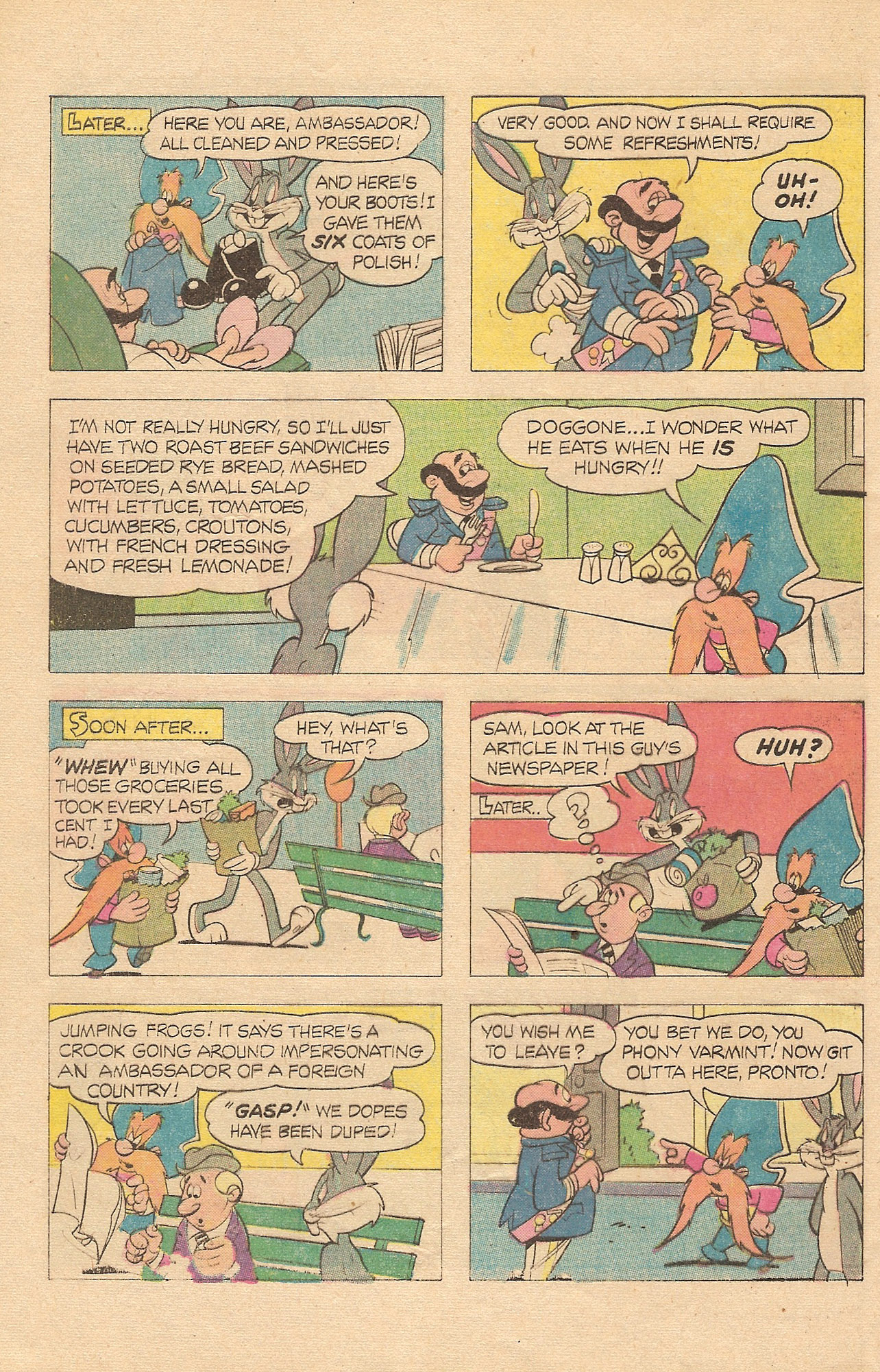 Read online Yosemite Sam and Bugs Bunny comic -  Issue #30 - 32