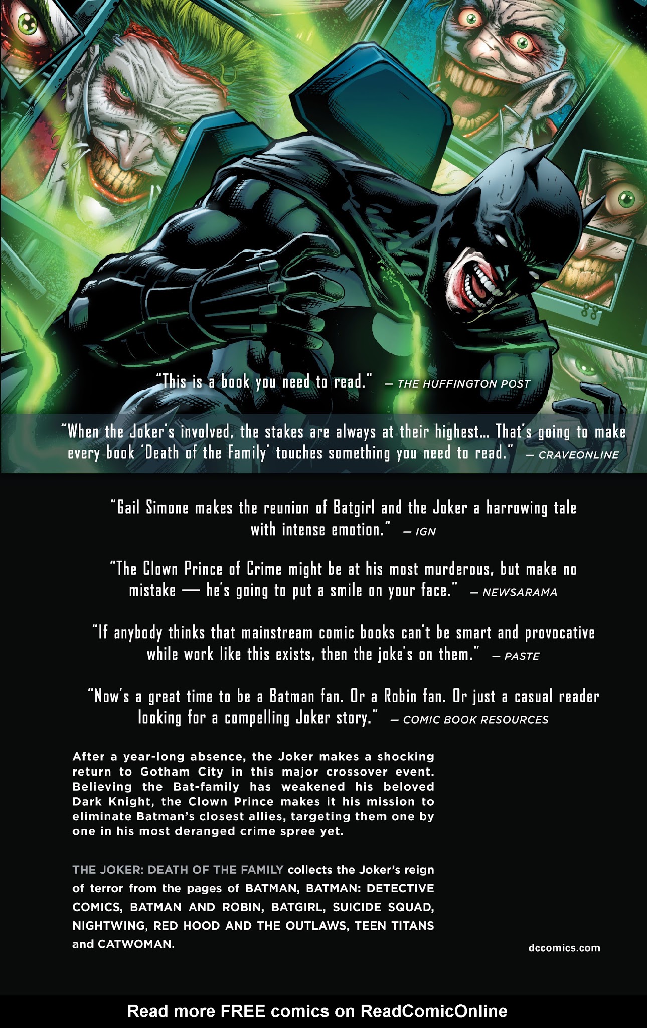 Read online The Joker: Death of the Family comic -  Issue # TPB - 429