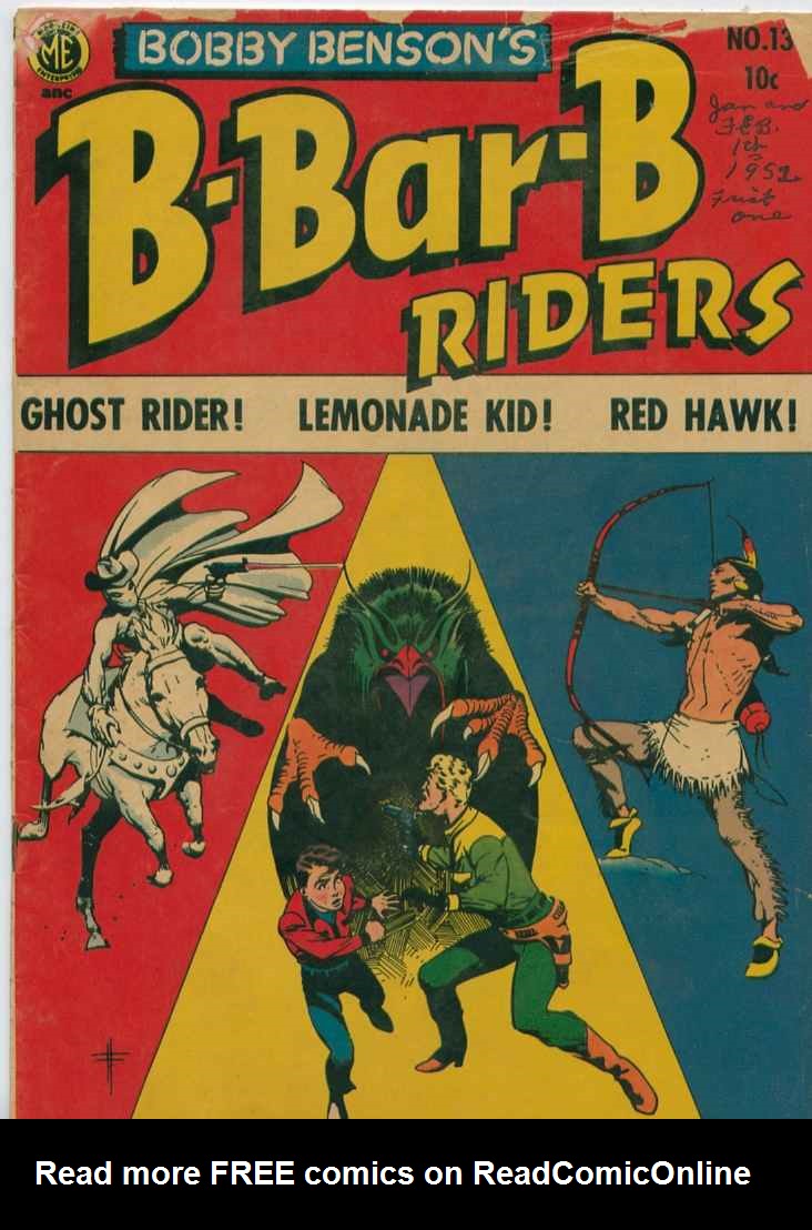 Read online Bobby Benson's B-Bar-B Riders comic -  Issue #13 - 1