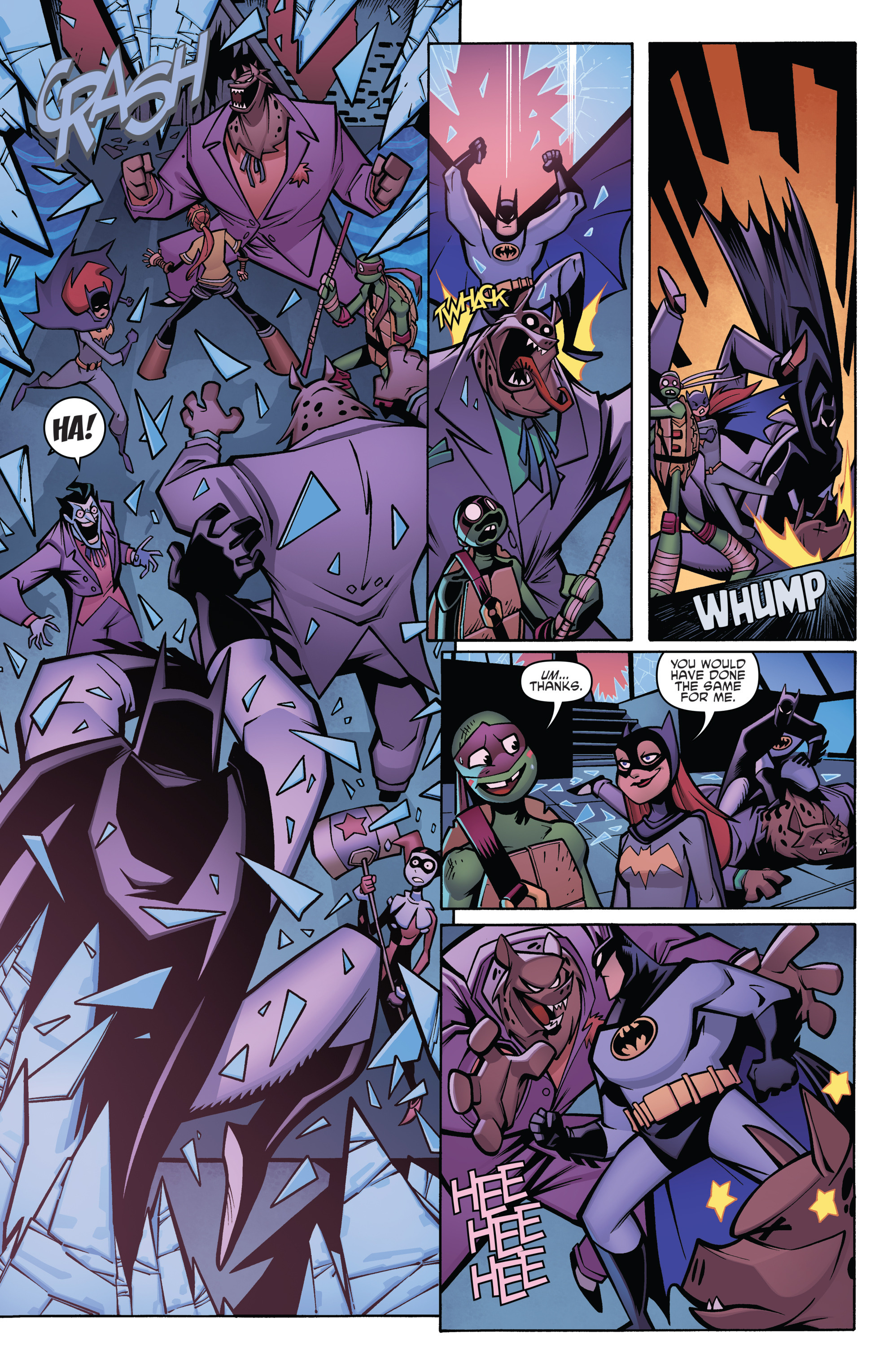 Read online Batman/Teenage Mutant Ninja Turtles Adventure comic -  Issue #4 - 18