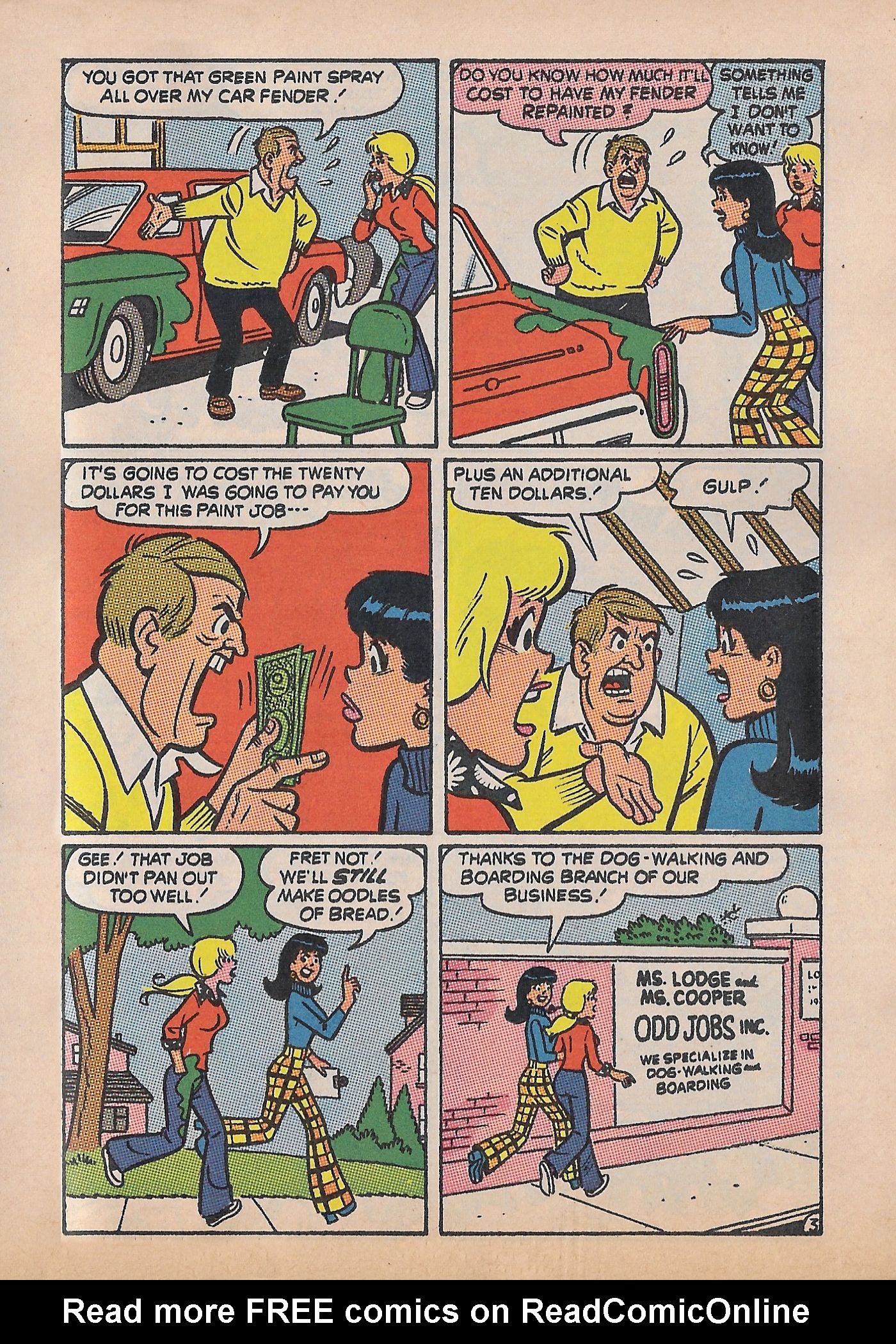 Read online Betty and Veronica Digest Magazine comic -  Issue #51 - 70