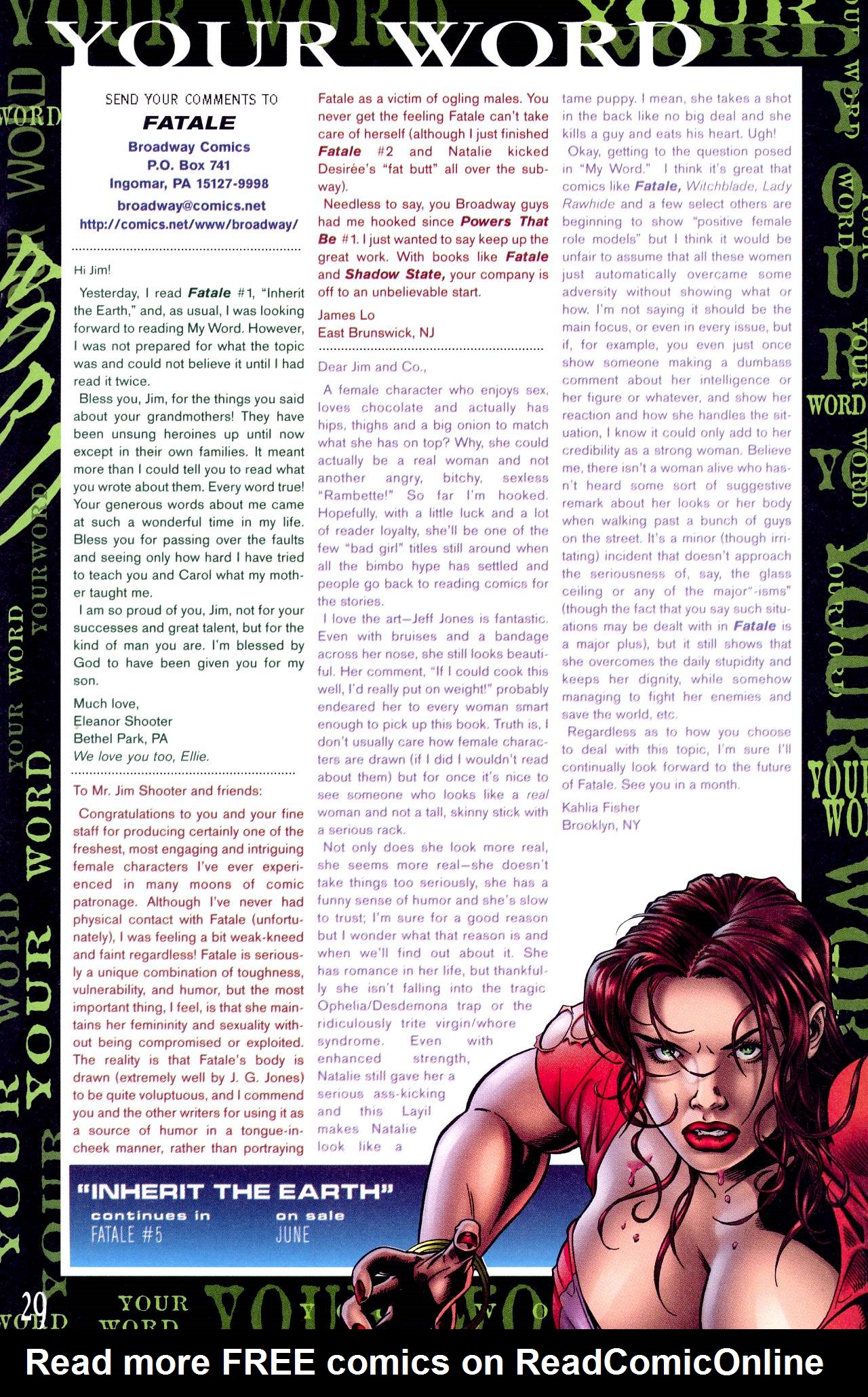 Read online Fatale (1996) comic -  Issue #4 - 28