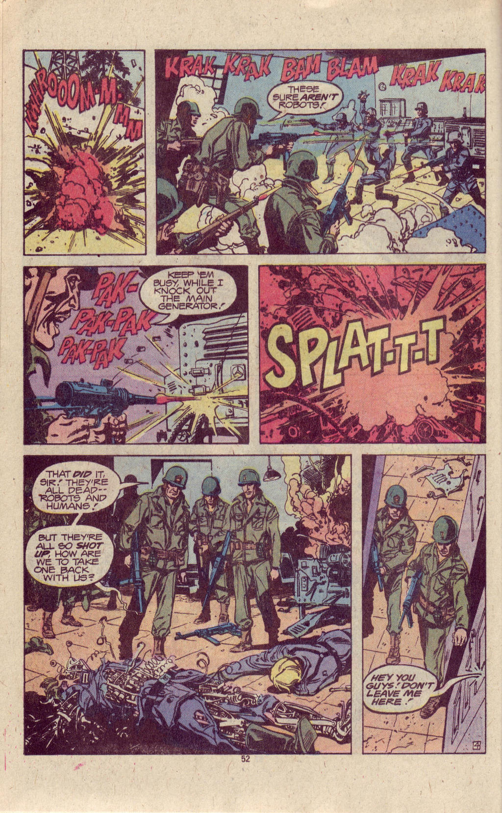 Read online G.I. Combat (1952) comic -  Issue #211 - 52