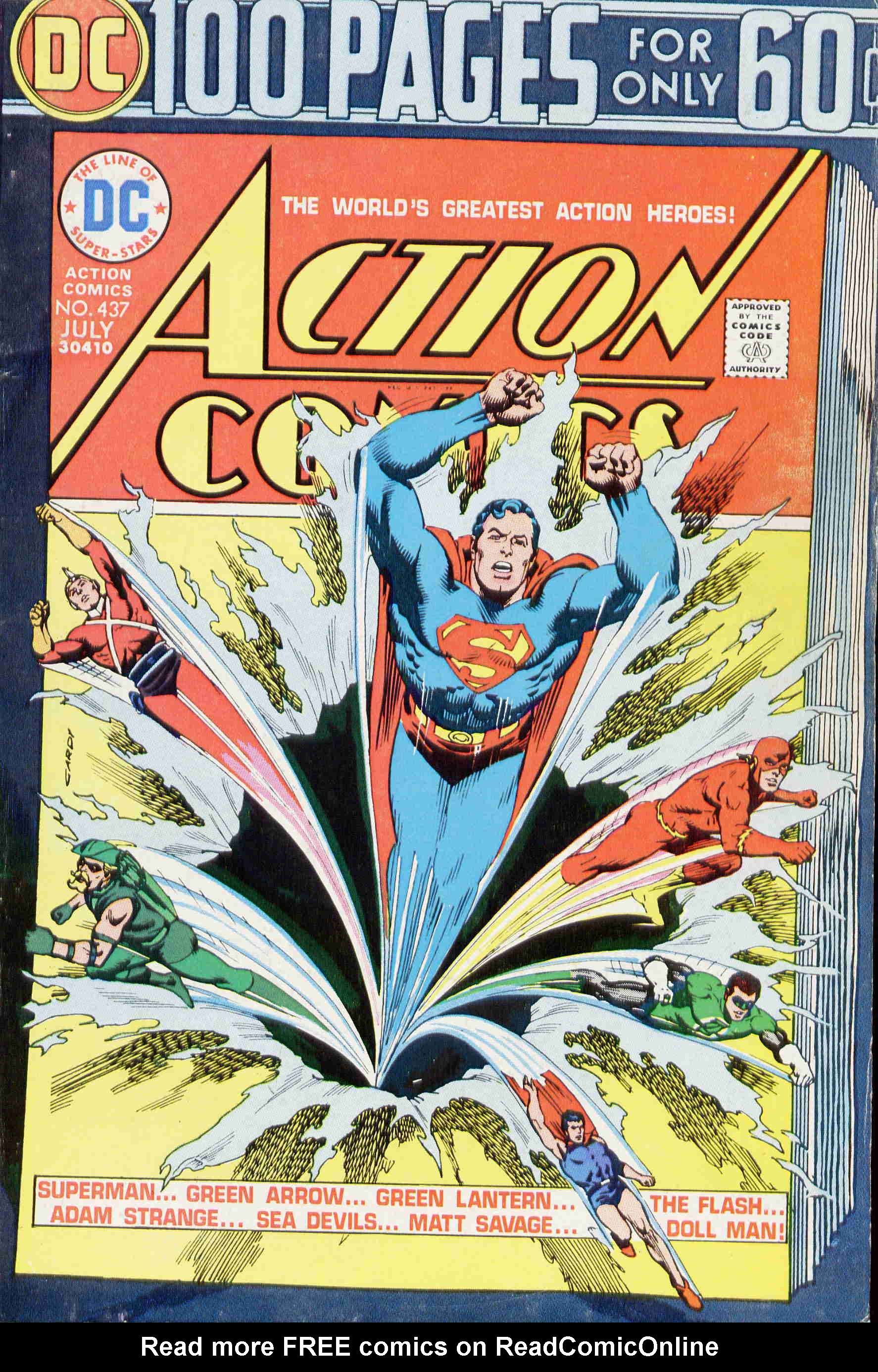 Read online Action Comics (1938) comic -  Issue #437 - 1