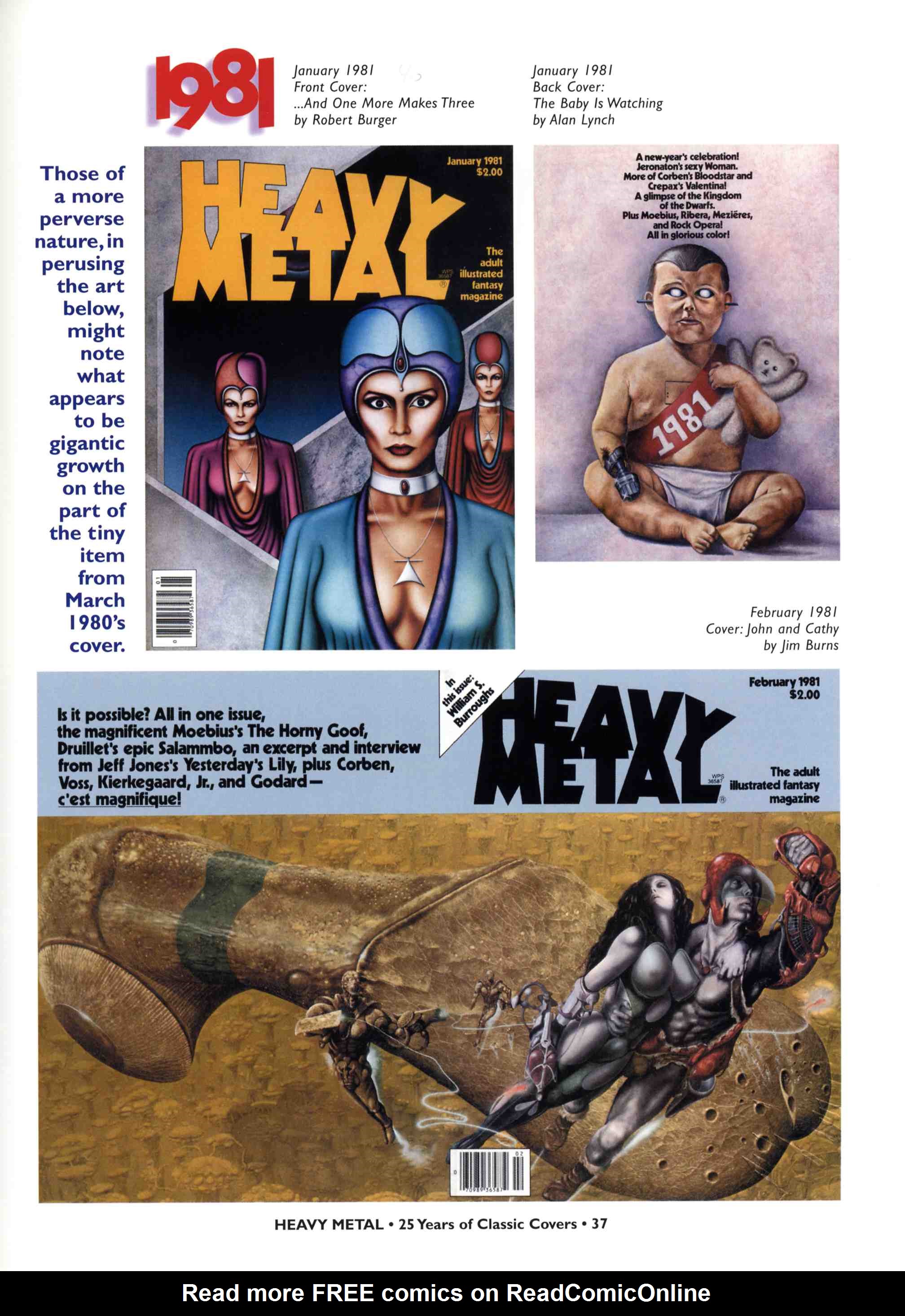 Read online Heavy Metal: 25 Years of Classic Covers comic -  Issue # TPB - 43