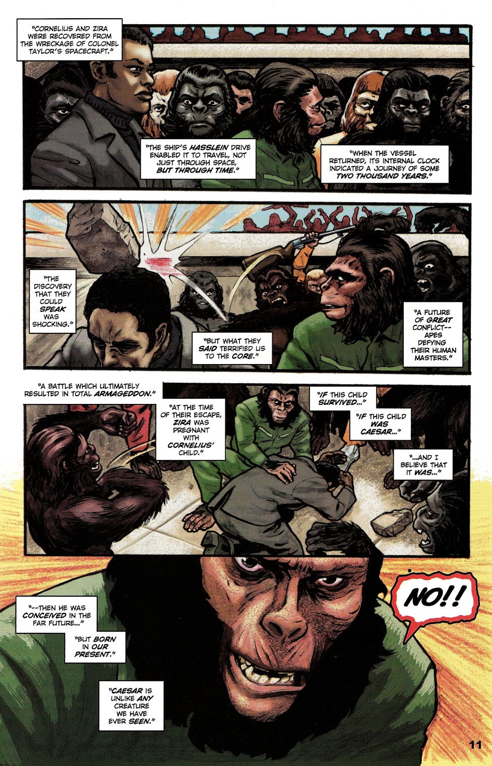 Read online Revolution on the Planet of the Apes comic -  Issue #1 - 13