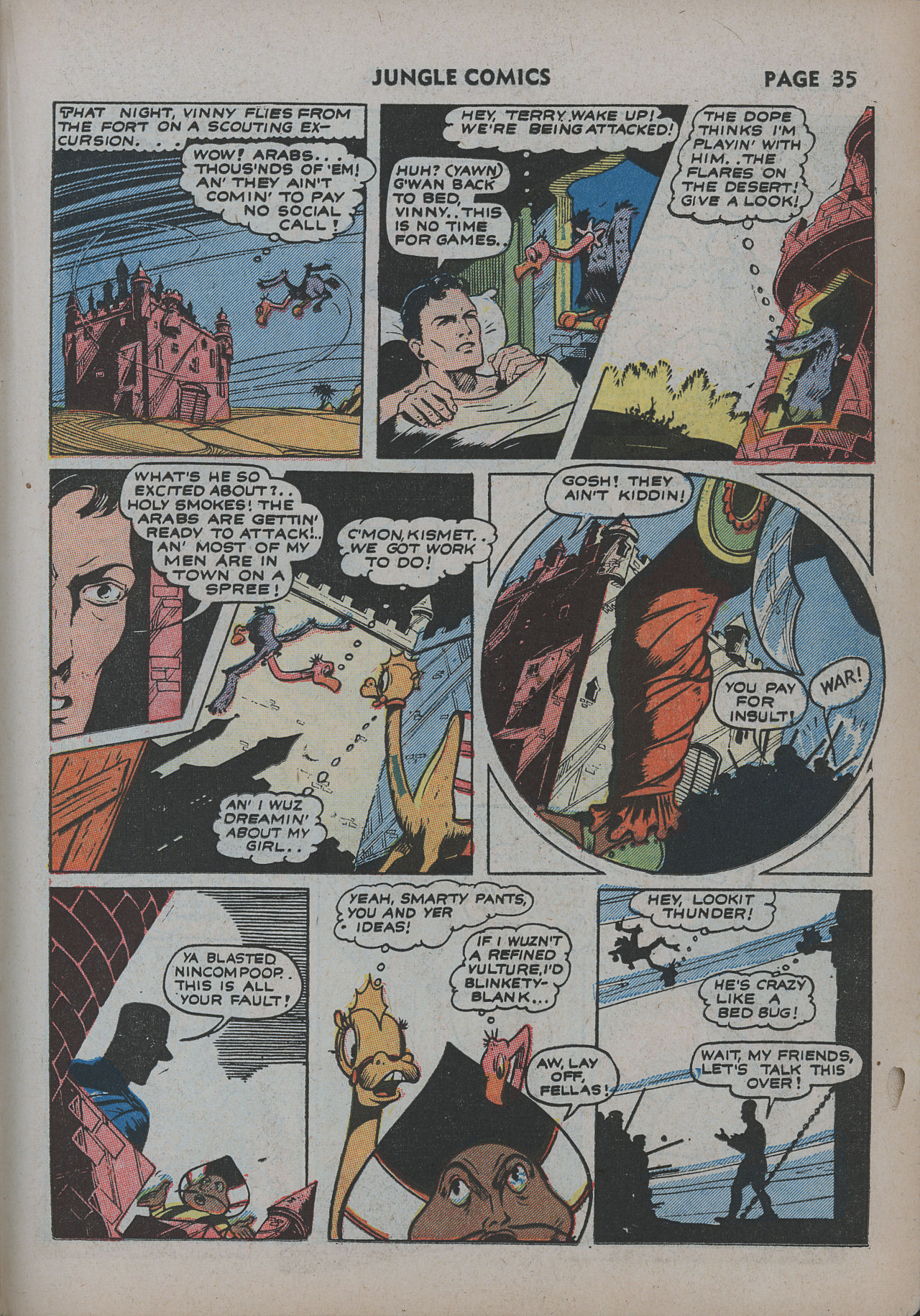 Read online Jungle Comics comic -  Issue #31 - 38
