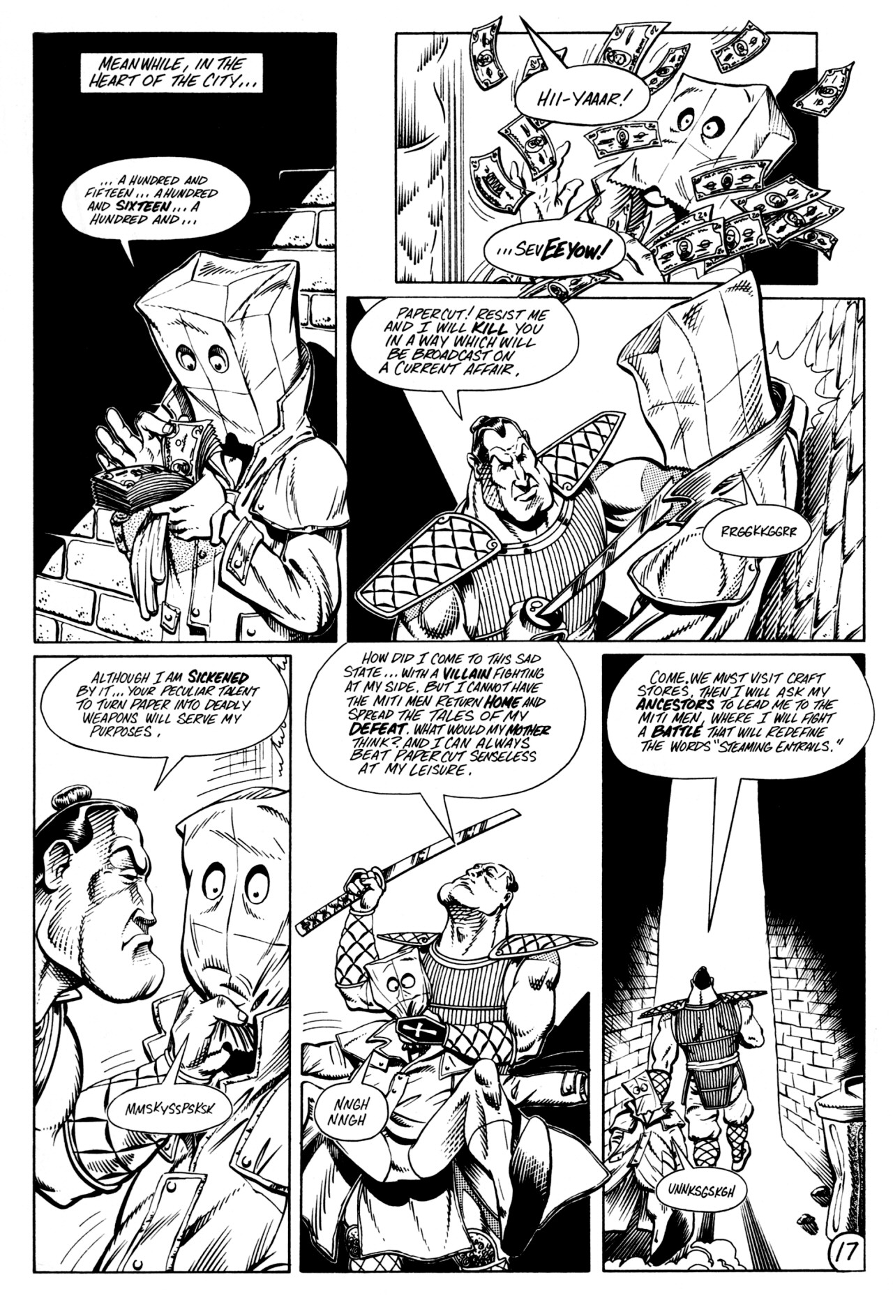 Read online Paul the Samurai (1992) comic -  Issue #2 - 19