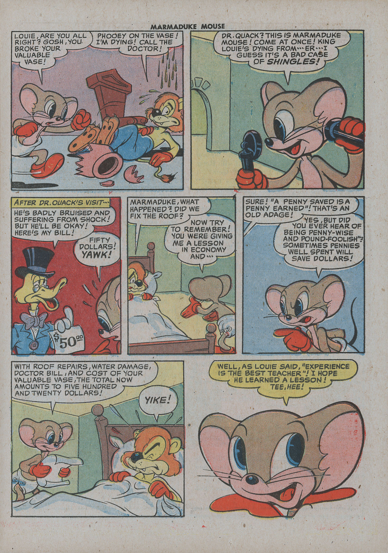 Read online Marmaduke Mouse comic -  Issue #28 - 24
