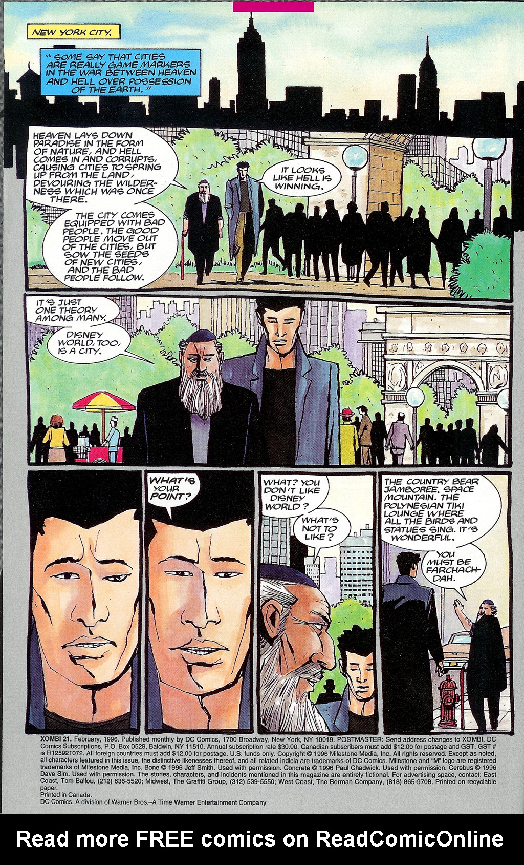 Read online Xombi (1994) comic -  Issue #21 - 4