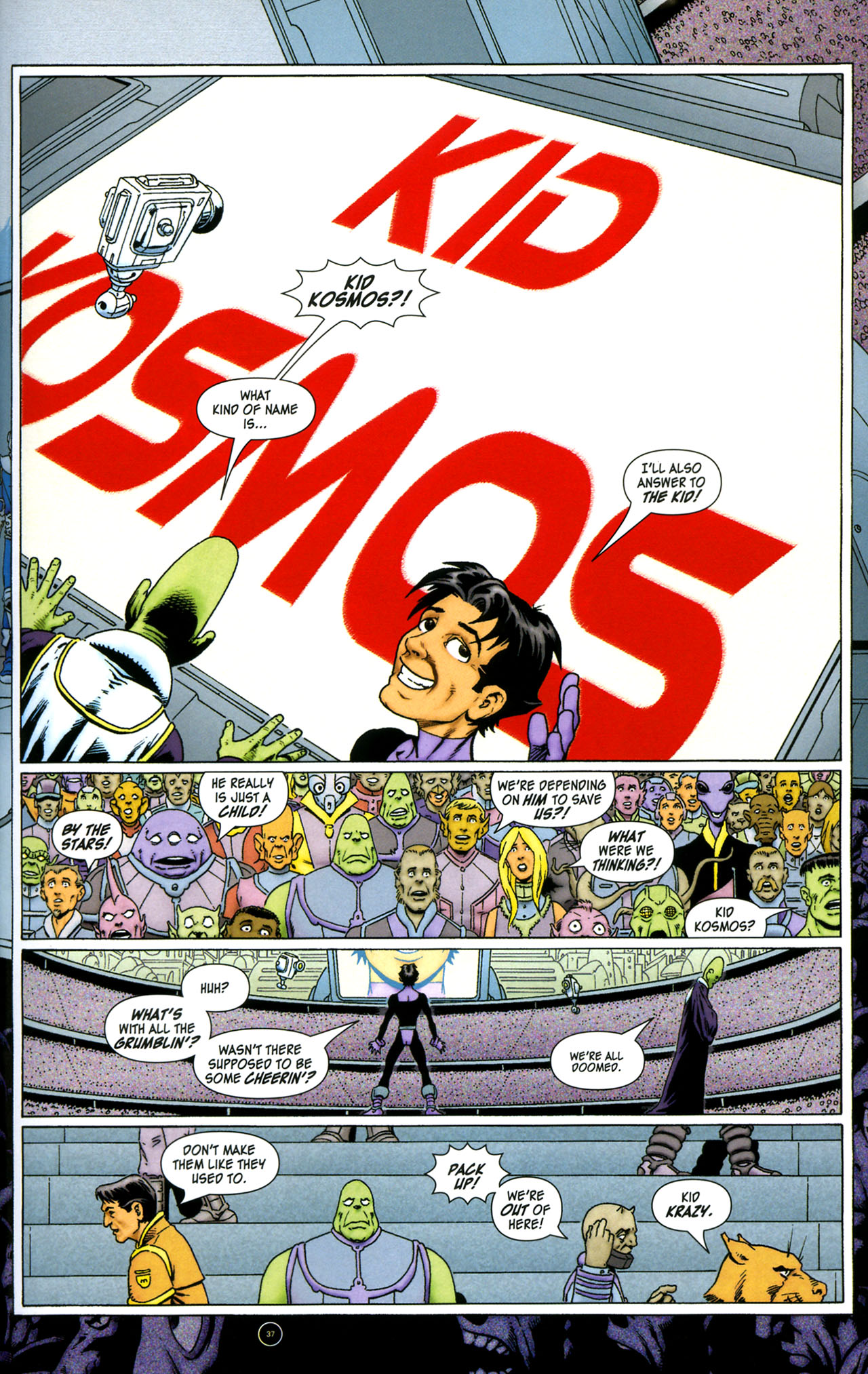 Read online Kid Kosmos: Kidnapped comic -  Issue # TPB - 34