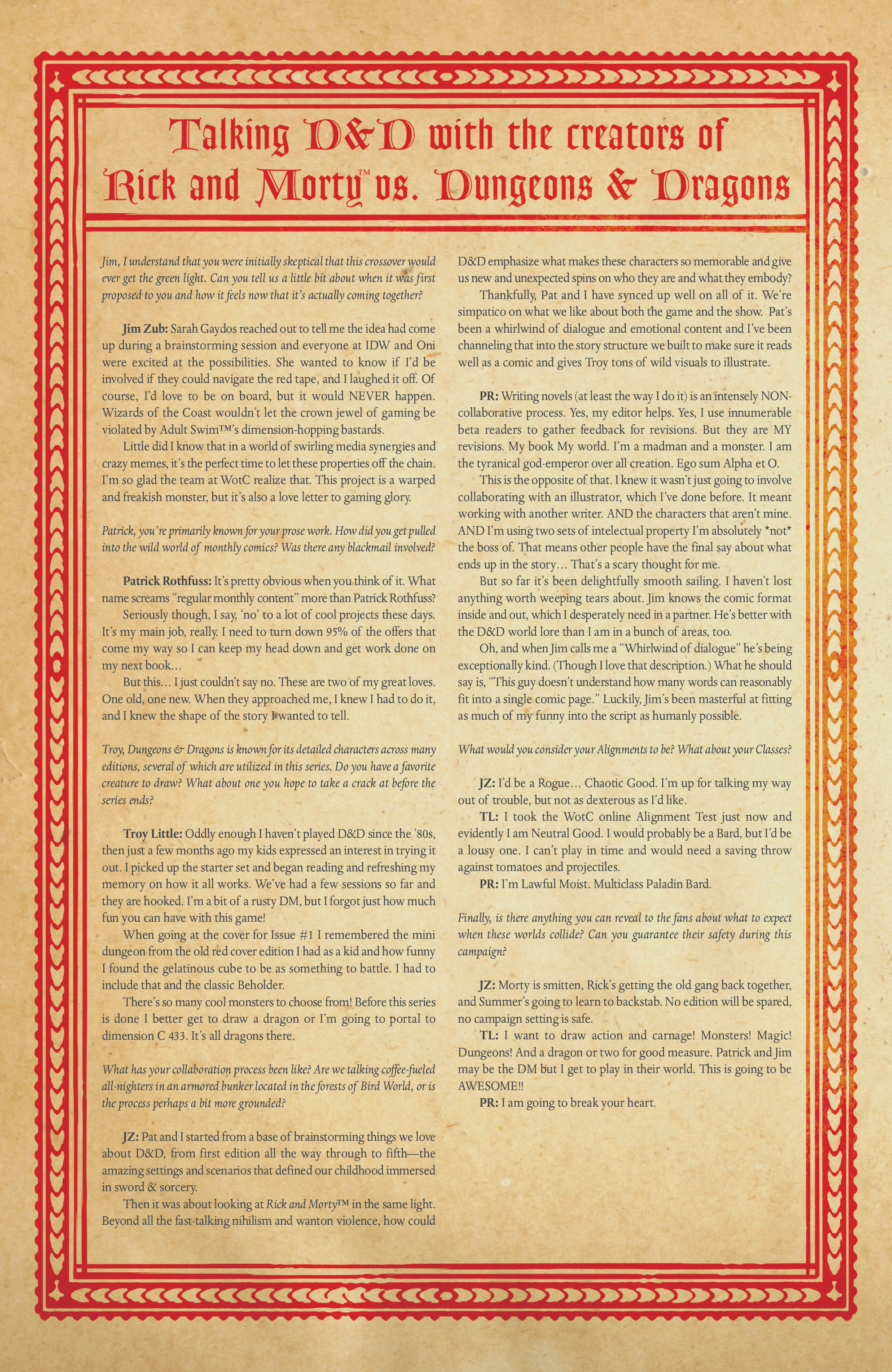 Read online Rick and Morty vs Dungeons & Dragons comic -  Issue # _TPB - 134