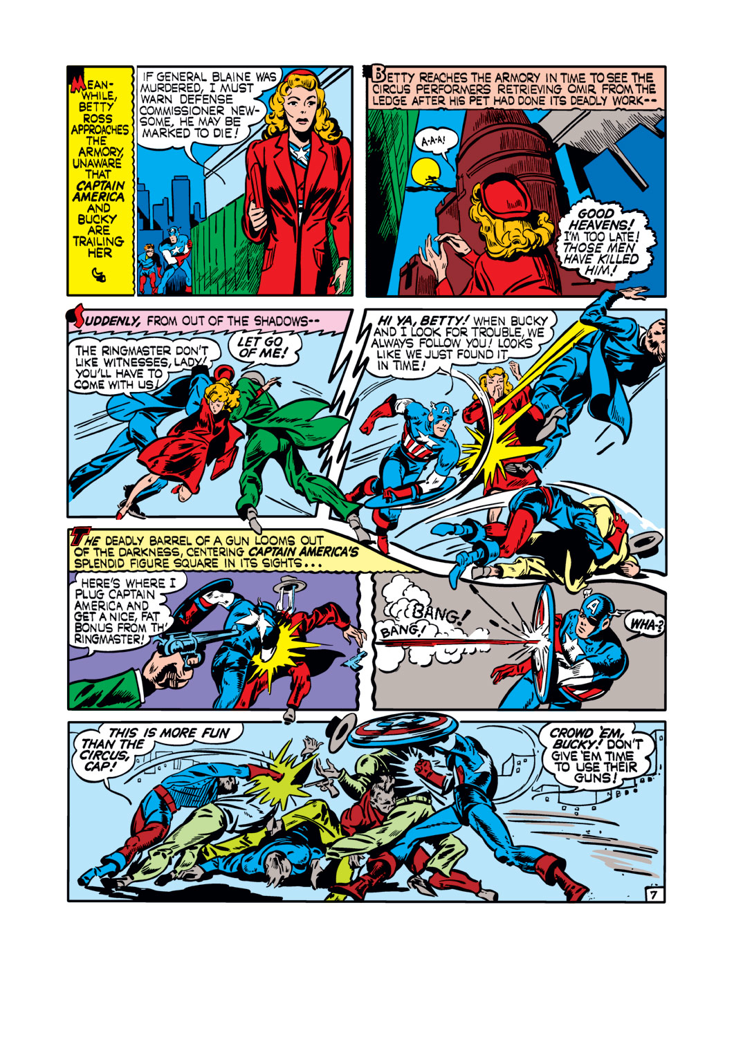 Read online Captain America Comics comic -  Issue #5 - 9