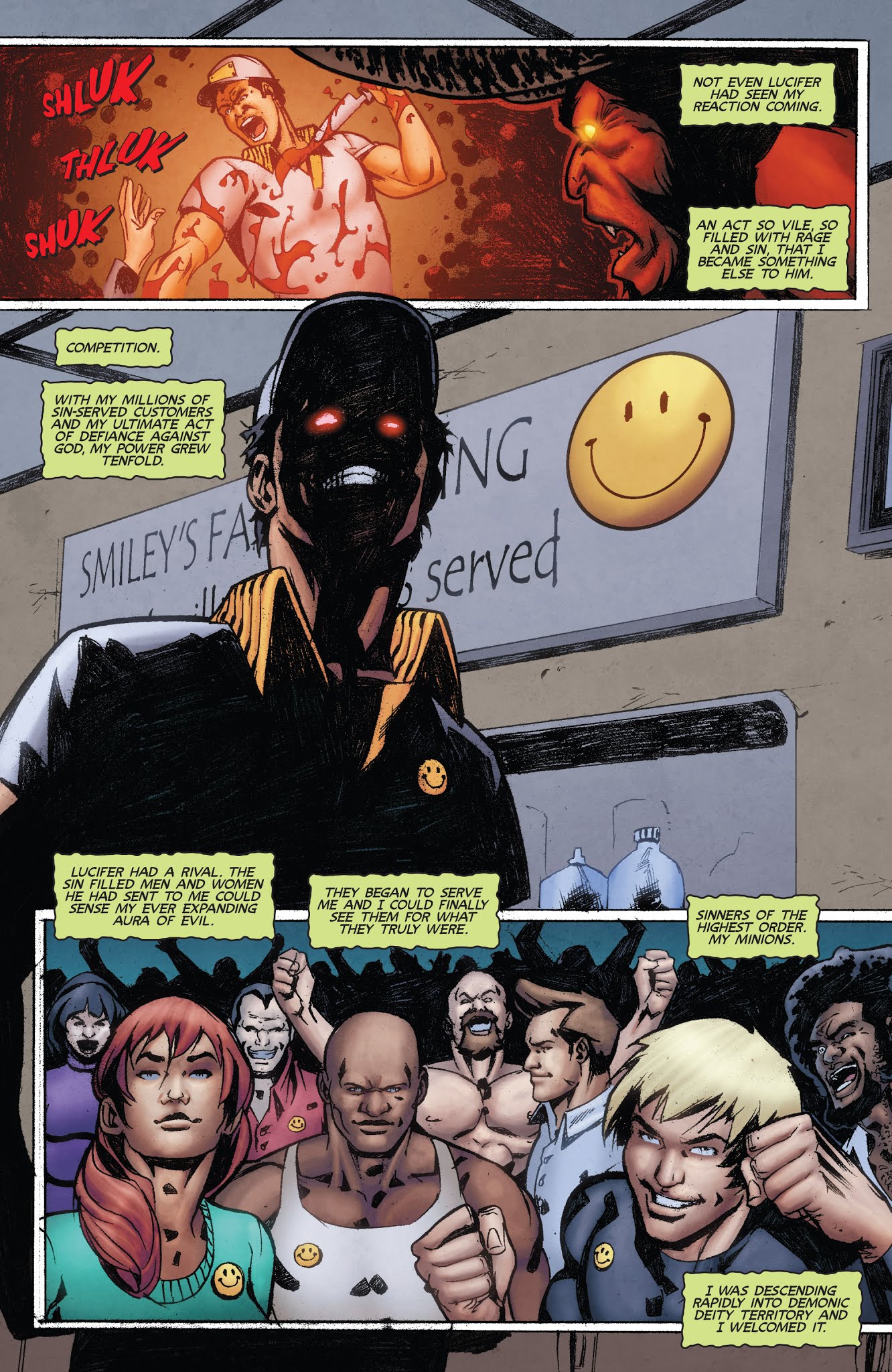 Read online Chaos!: Smiley the Psychotic Button comic -  Issue # Full - 16