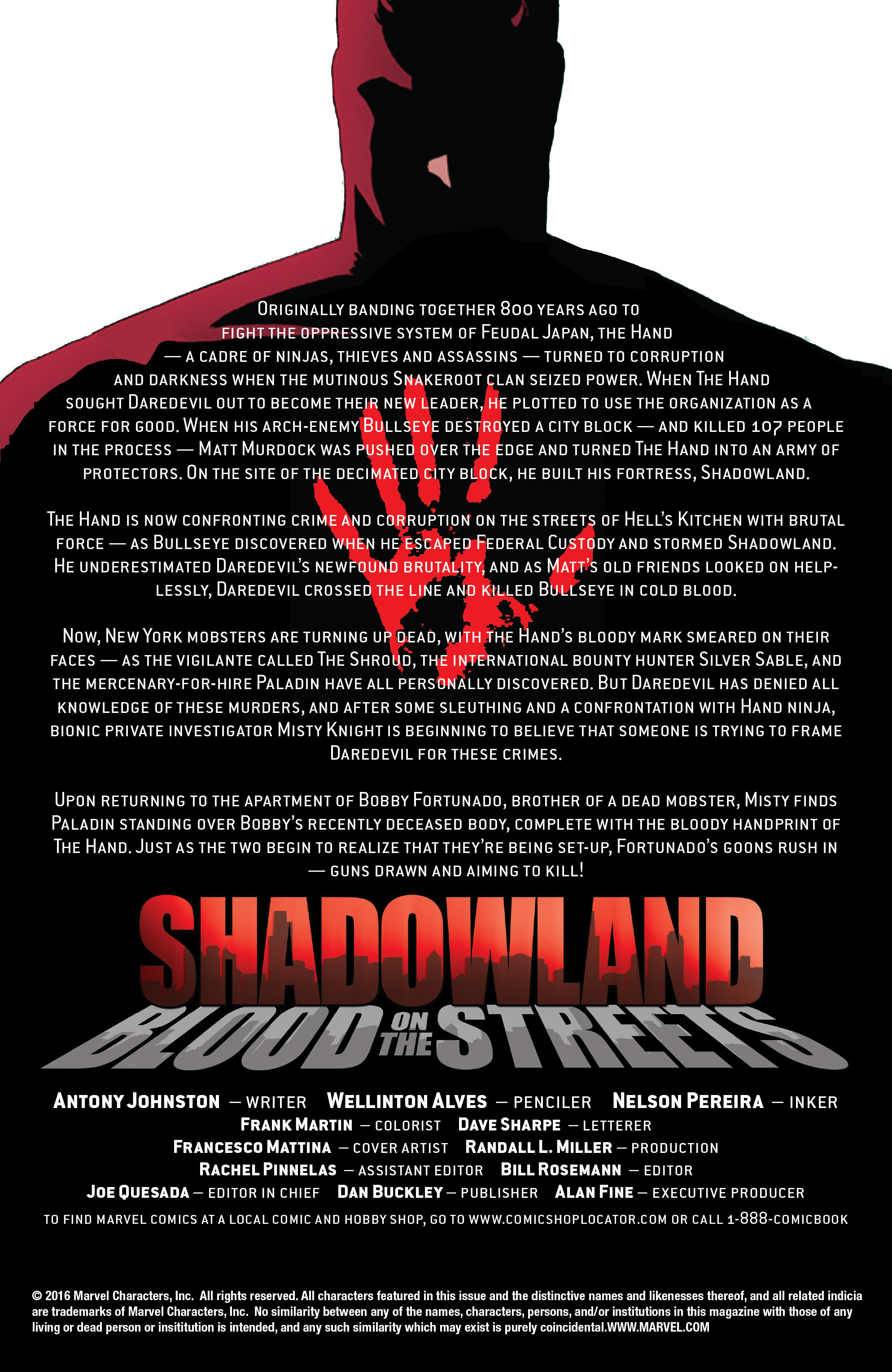 Read online Shadowland: Blood on the Streets comic -  Issue #3 - 2