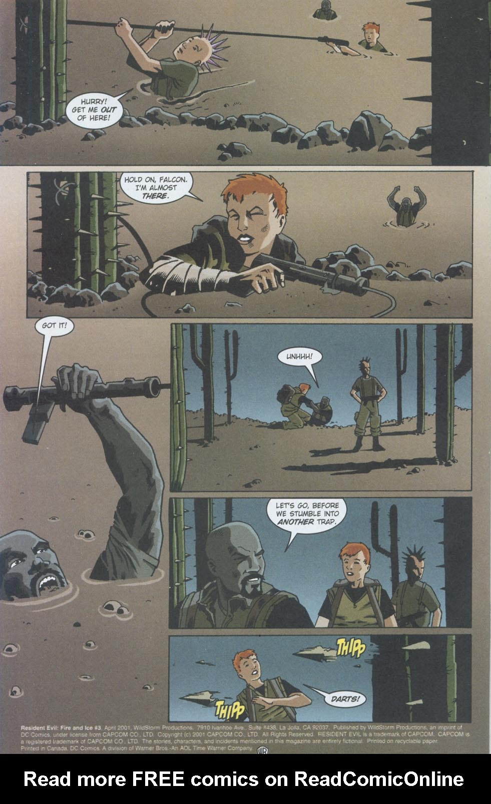 Read online Resident Evil: Fire and Ice comic -  Issue #3 - 3