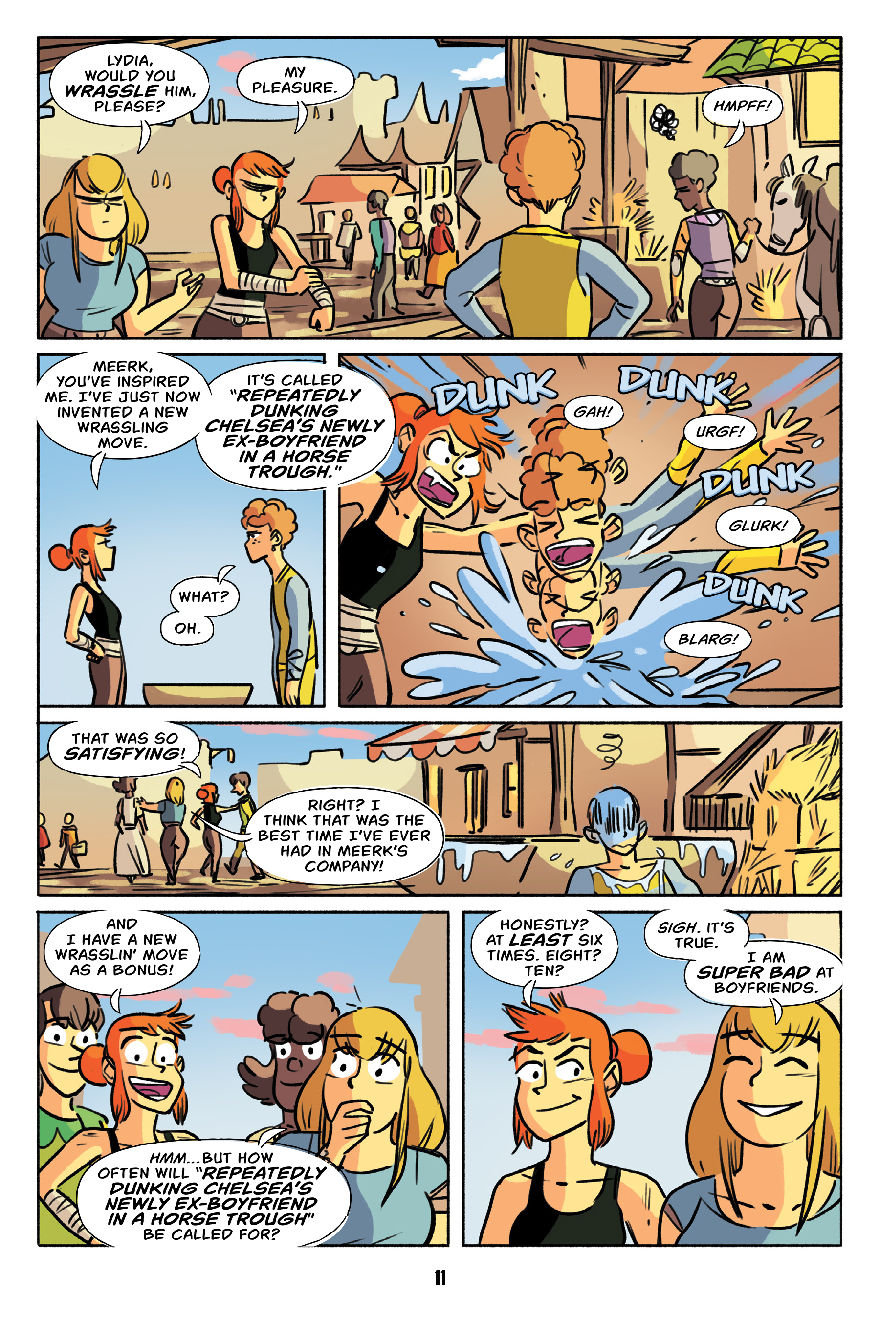Read online Wrassle Castle comic -  Issue #3 - 12