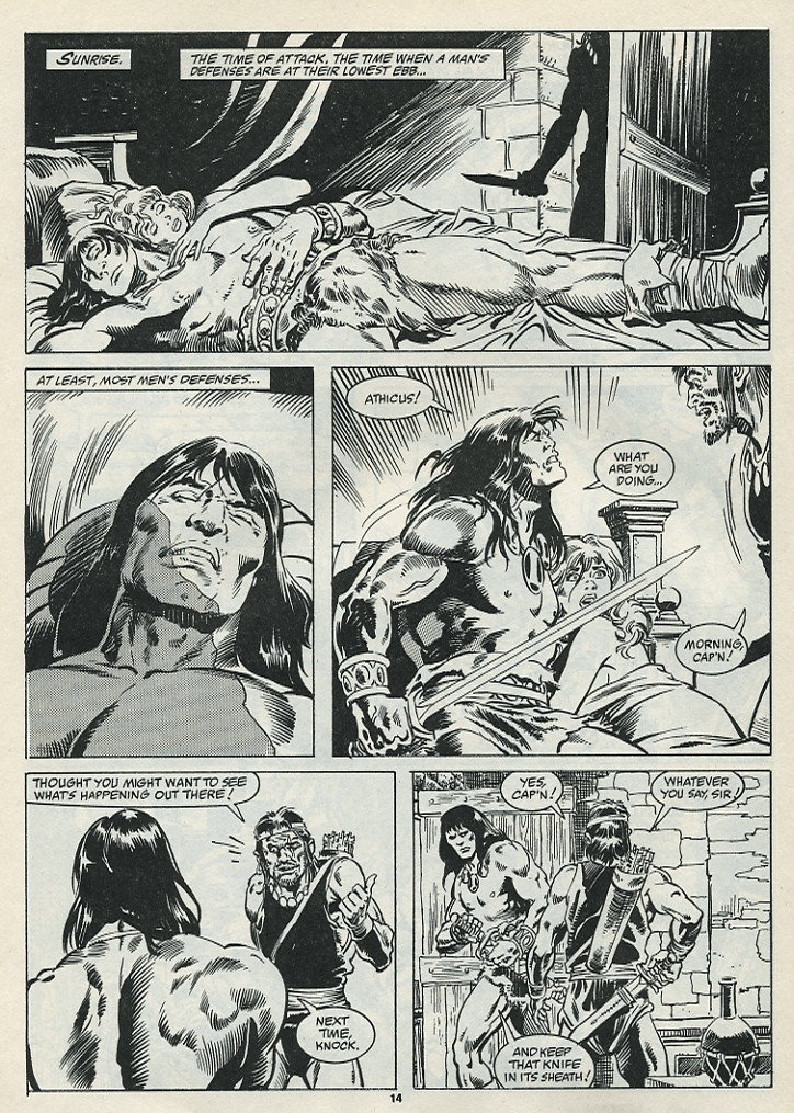 Read online The Savage Sword Of Conan comic -  Issue #182 - 16