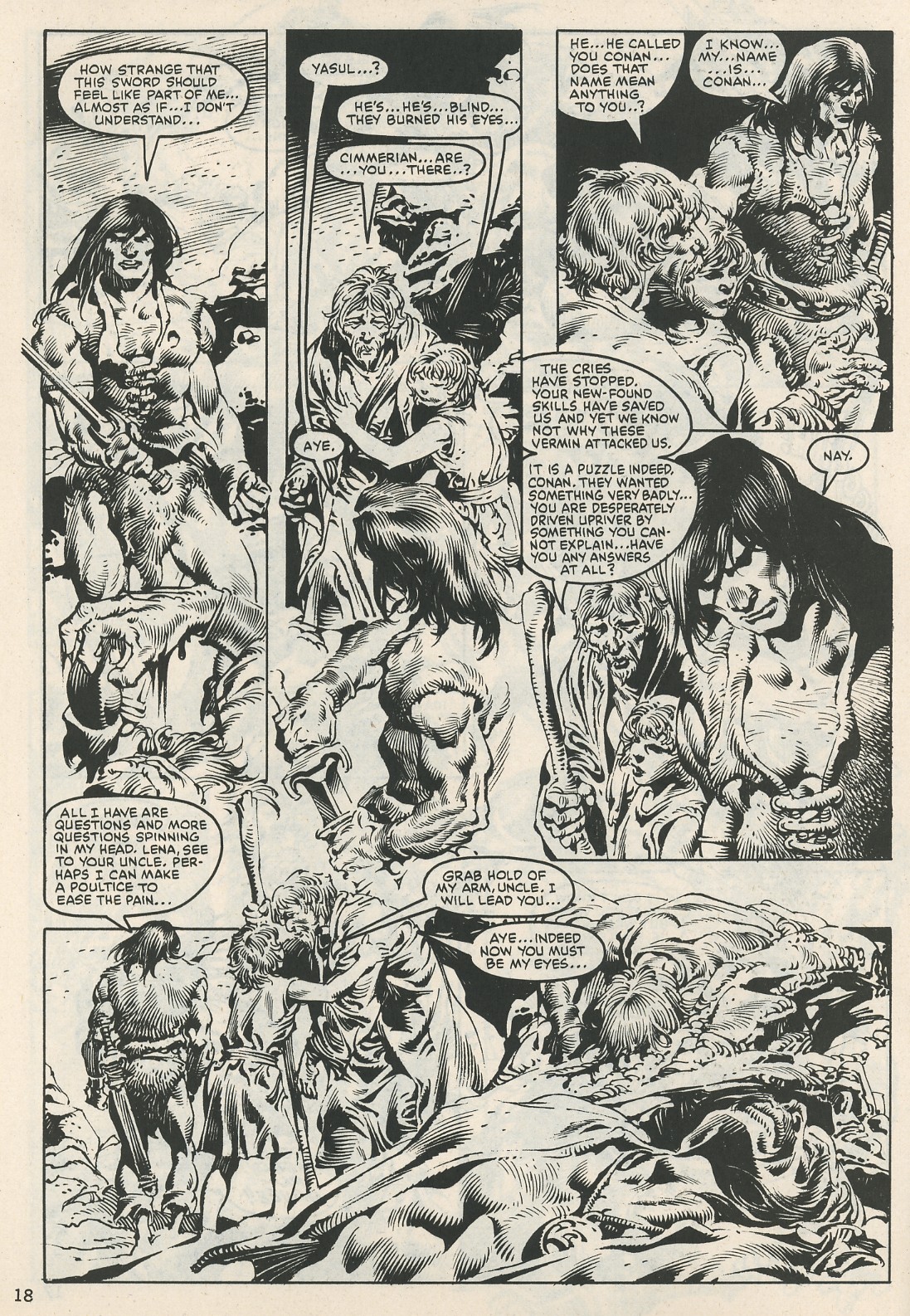 Read online The Savage Sword Of Conan comic -  Issue #114 - 18