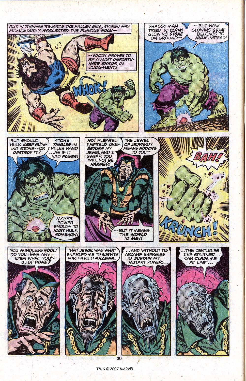 Read online The Incredible Hulk (1968) comic -  Issue #211 - 32