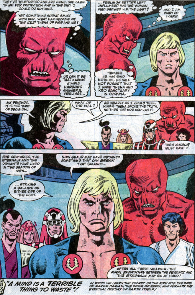 Read online Eternals (1985) comic -  Issue #9 - 23