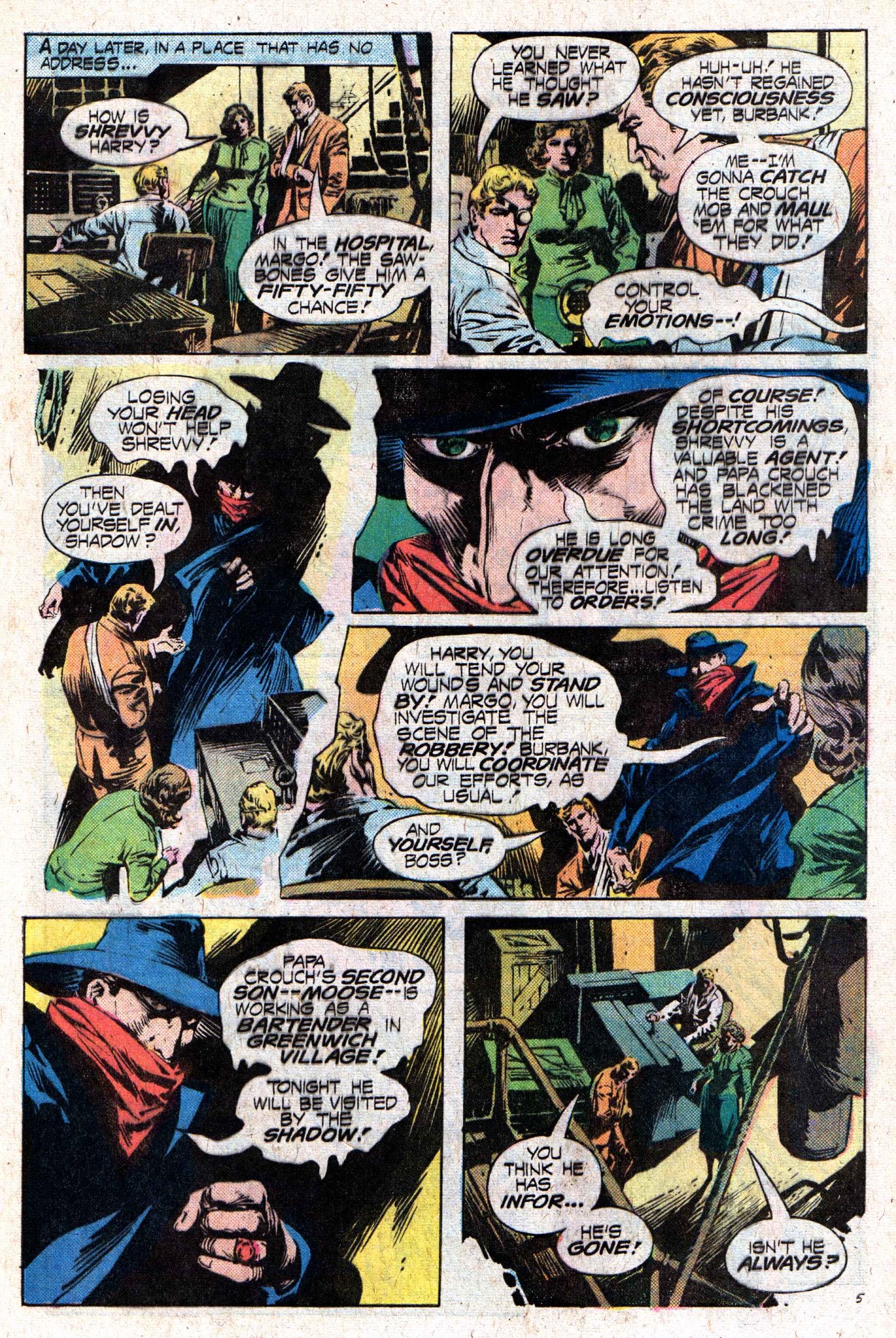 Read online The Shadow (1973) comic -  Issue #10 - 9