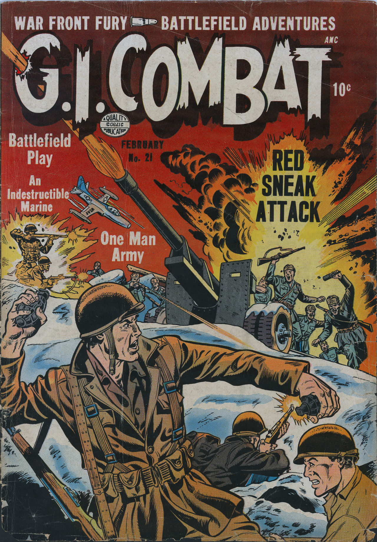 Read online G.I. Combat (1952) comic -  Issue #21 - 1
