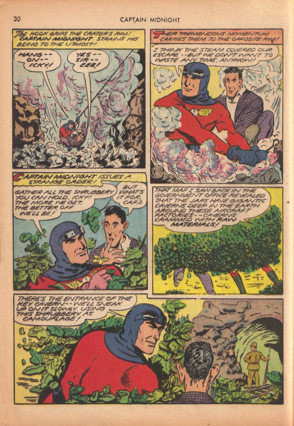 Read online Captain Midnight (1942) comic -  Issue #10 - 30