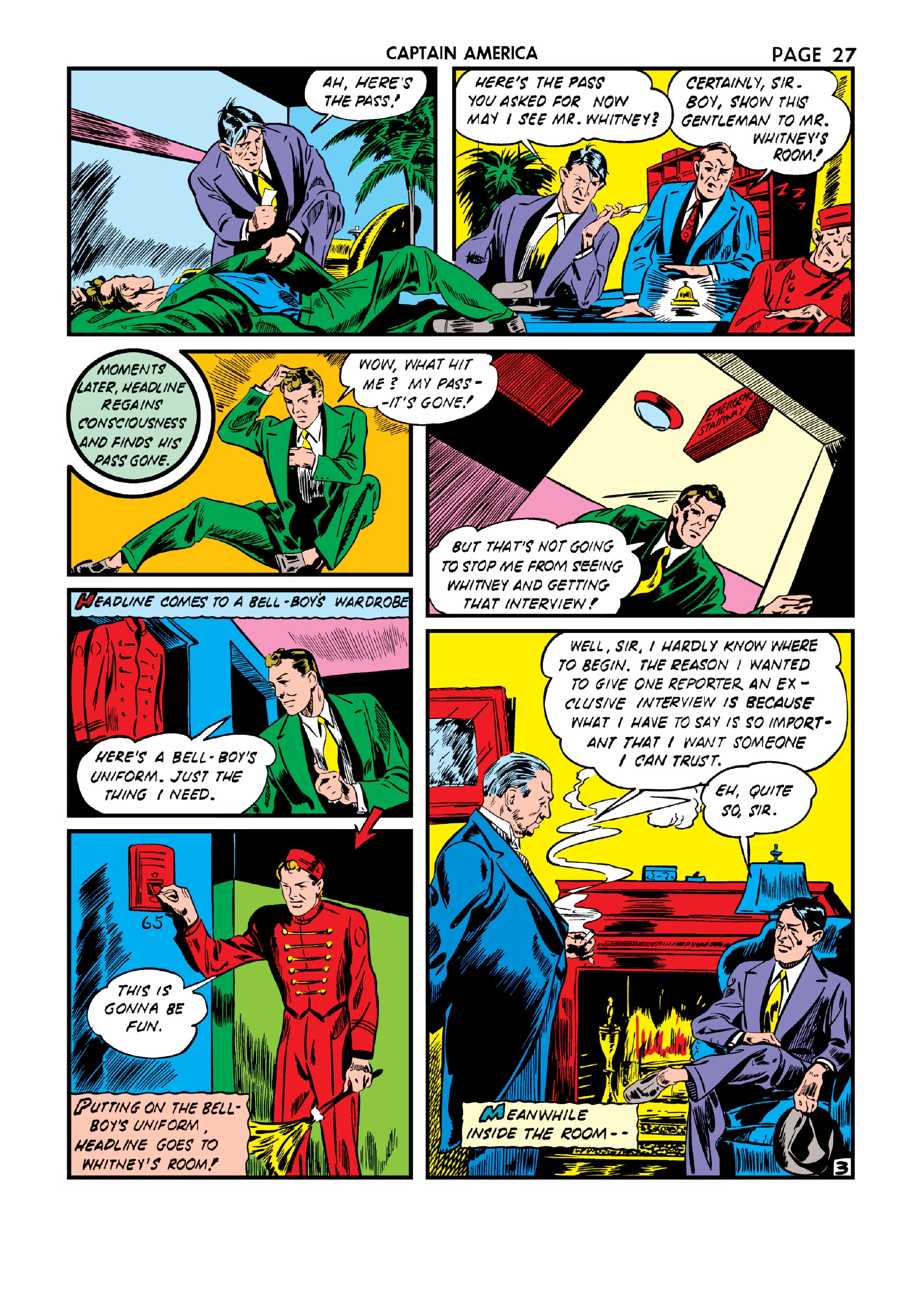 Read online Marvel Masterworks: Golden Age Captain America comic -  Issue # TPB 3 (Part 2) - 3