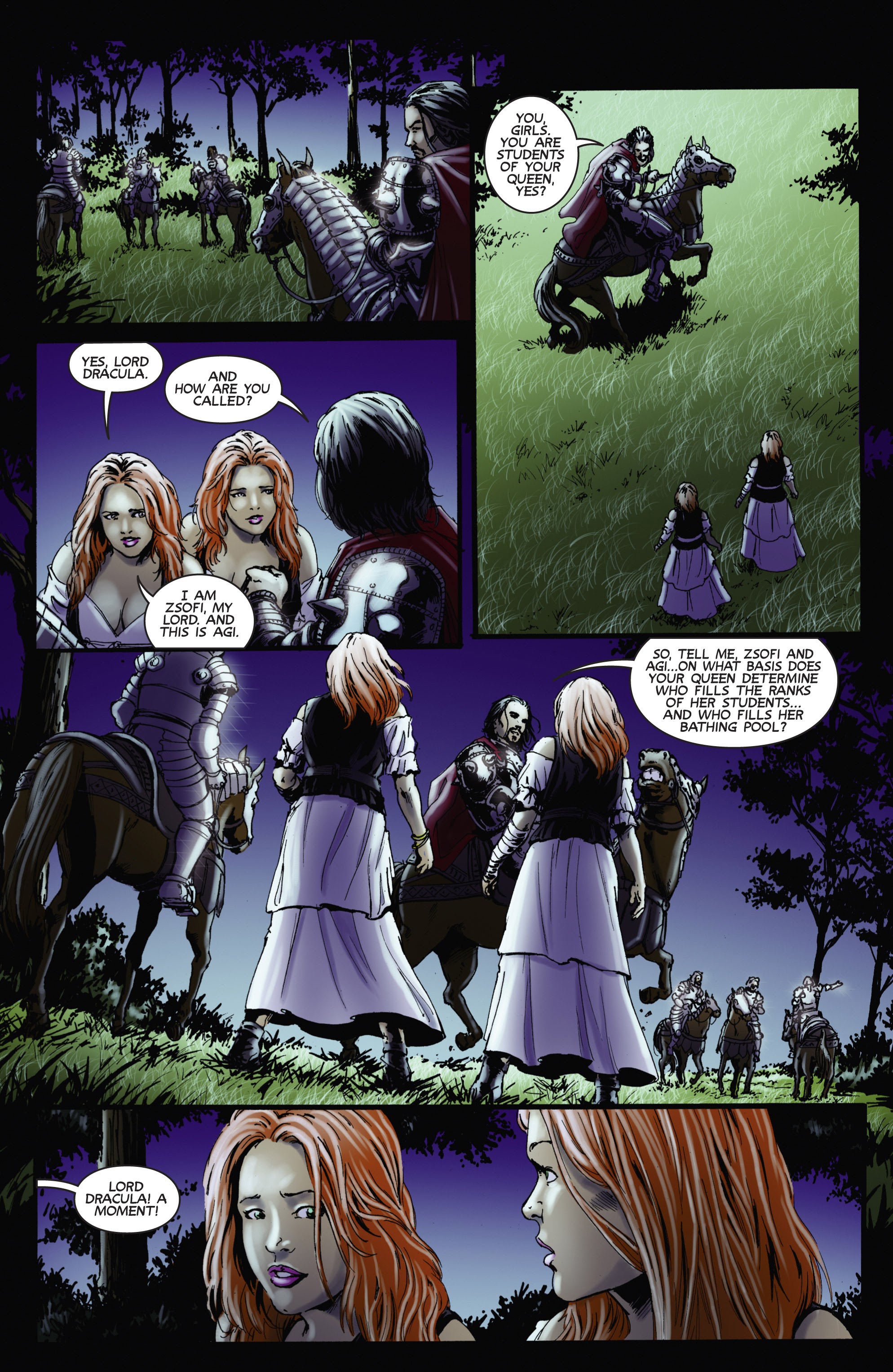 Read online Blood Queen Vs. Dracula comic -  Issue #2 - 17