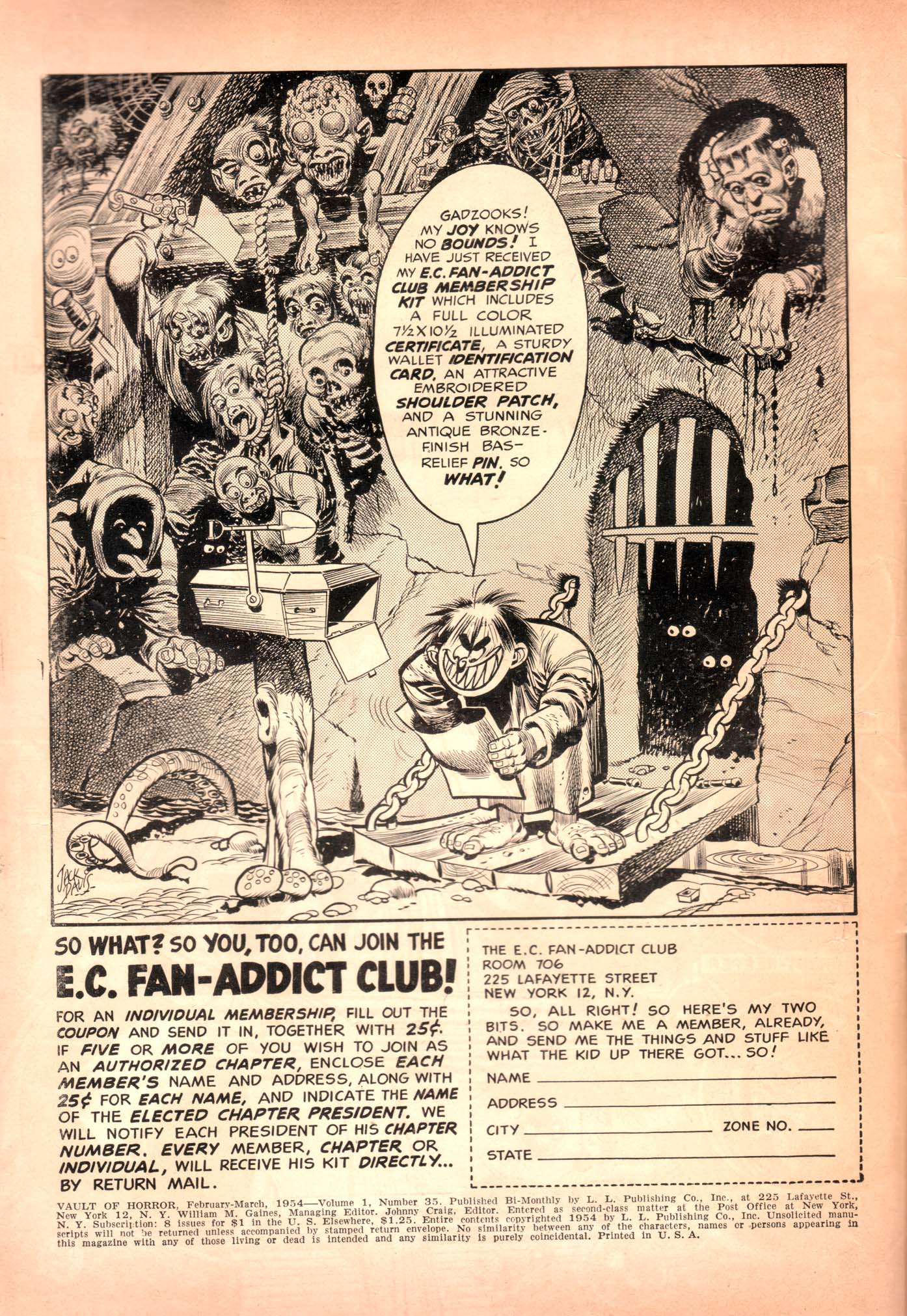 Read online The Vault of Horror (1950) comic -  Issue #35 - 3