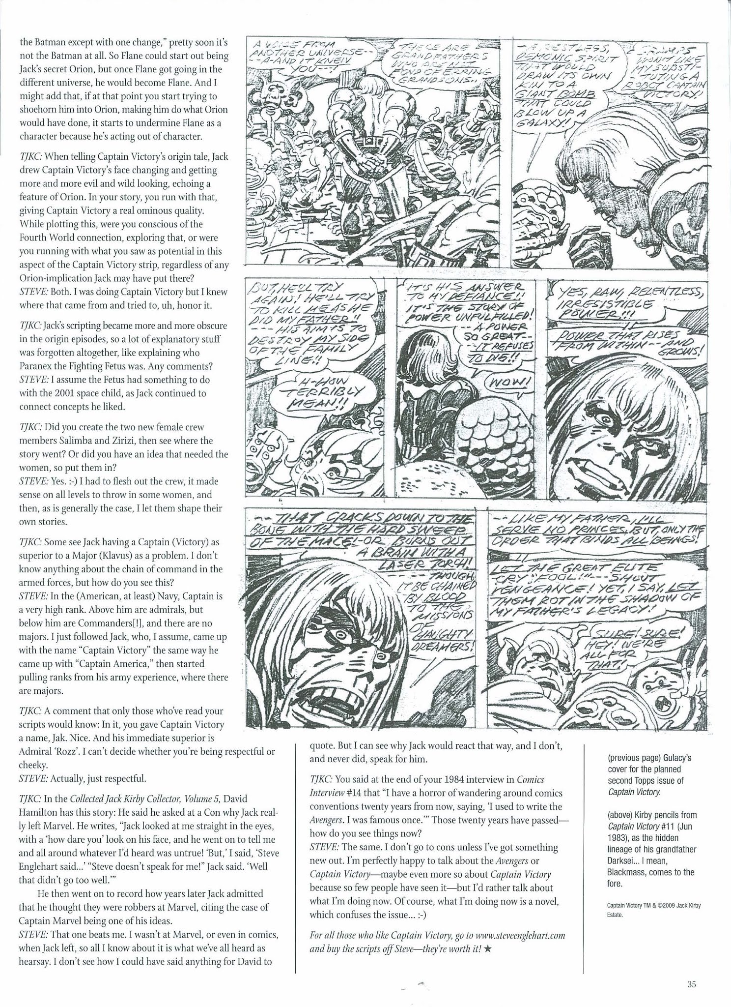 Read online The Jack Kirby Collector comic -  Issue #52 - 36