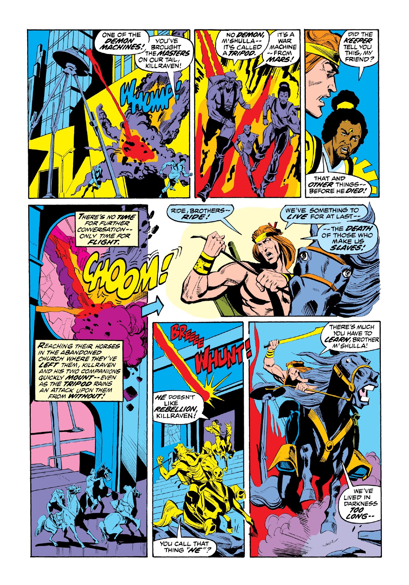 Read online Marvel Masterworks: Killraven comic -  Issue # TPB 1 (Part 1) - 39