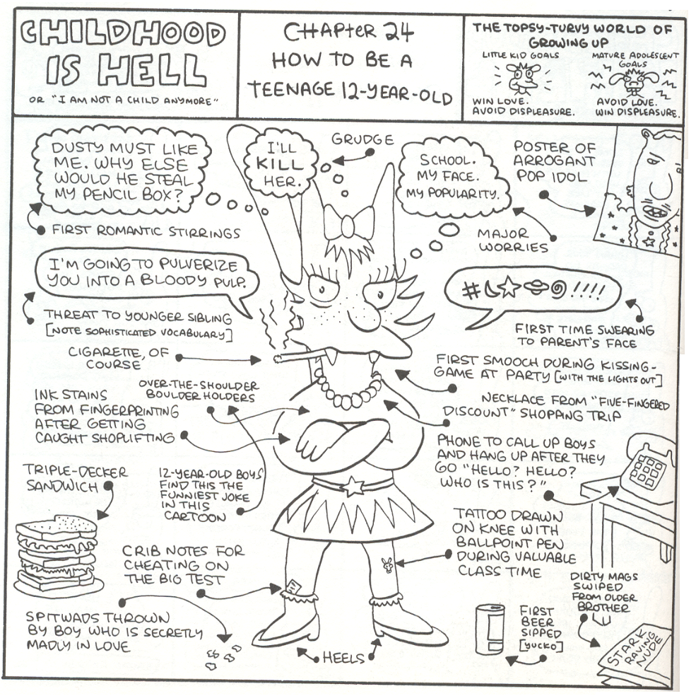 Read online Life In Hell comic -  Issue # TPB Childhood Is Hell - 28