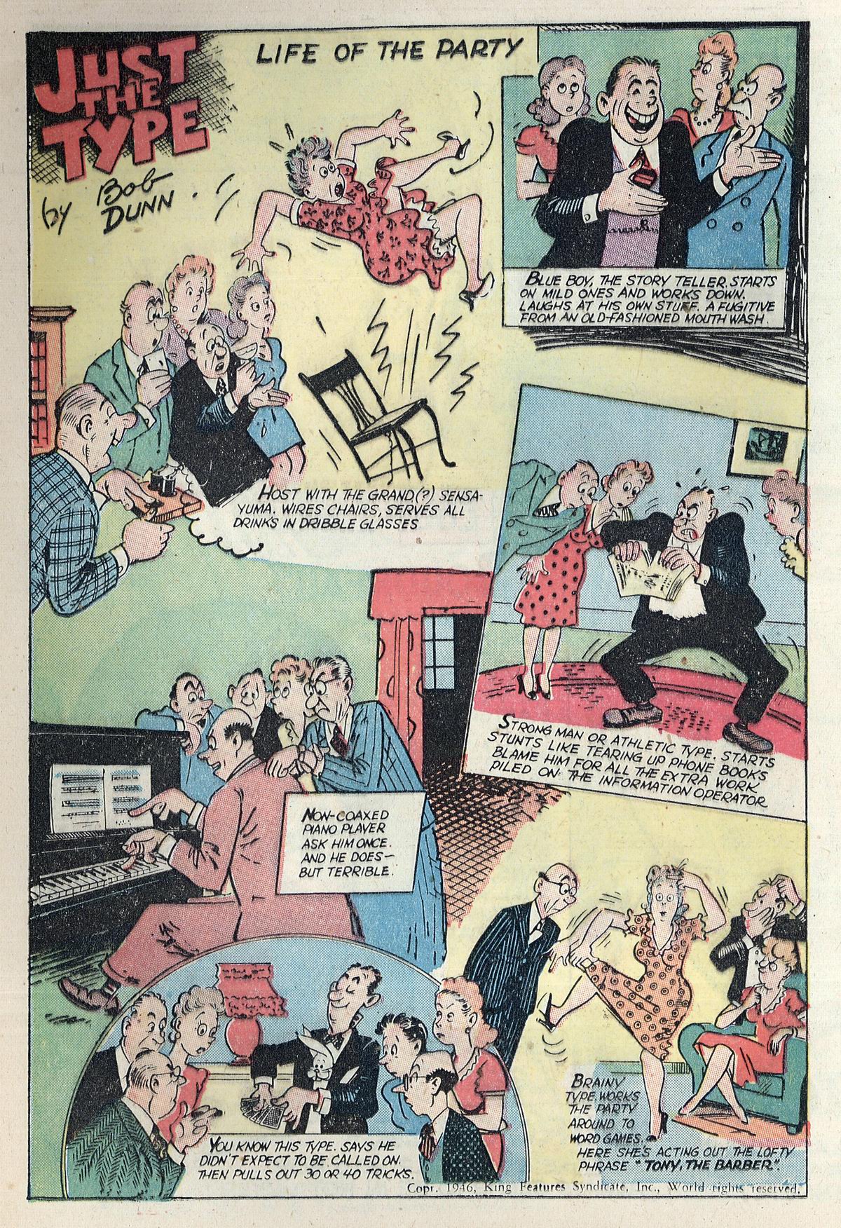 Read online Blondie Comics (1947) comic -  Issue #13 - 19