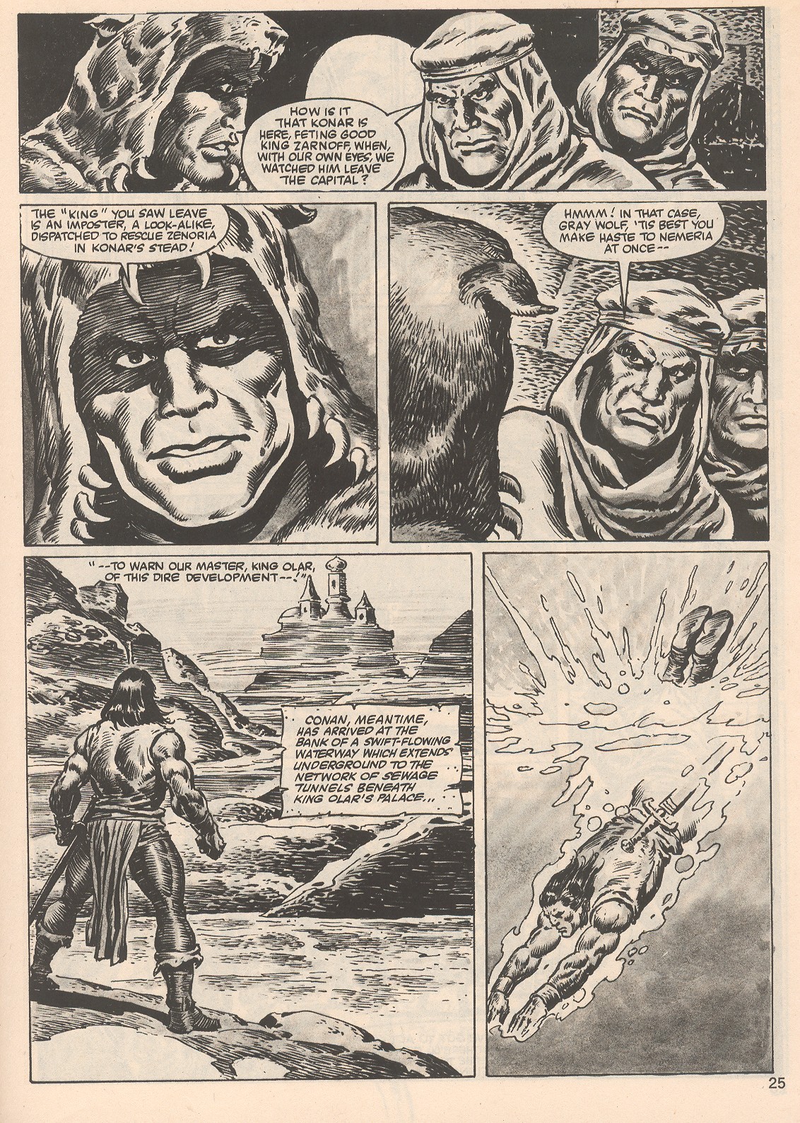 Read online The Savage Sword Of Conan comic -  Issue #104 - 25