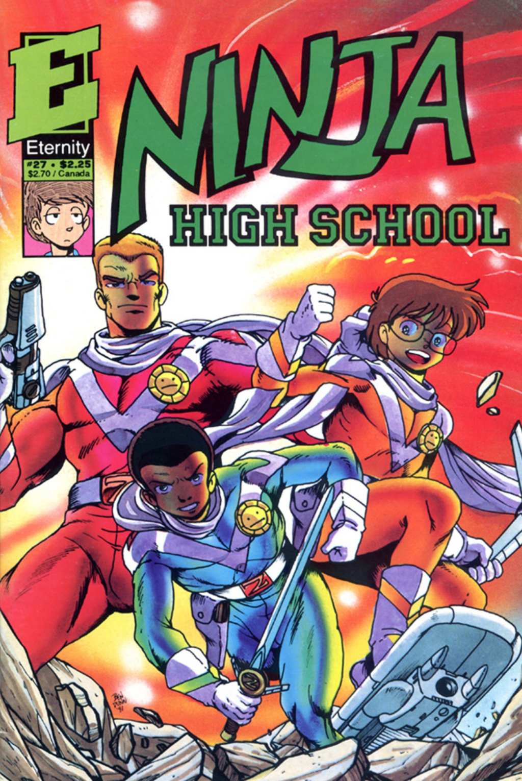 Read online Ninja High School (1986) comic -  Issue #27 - 2
