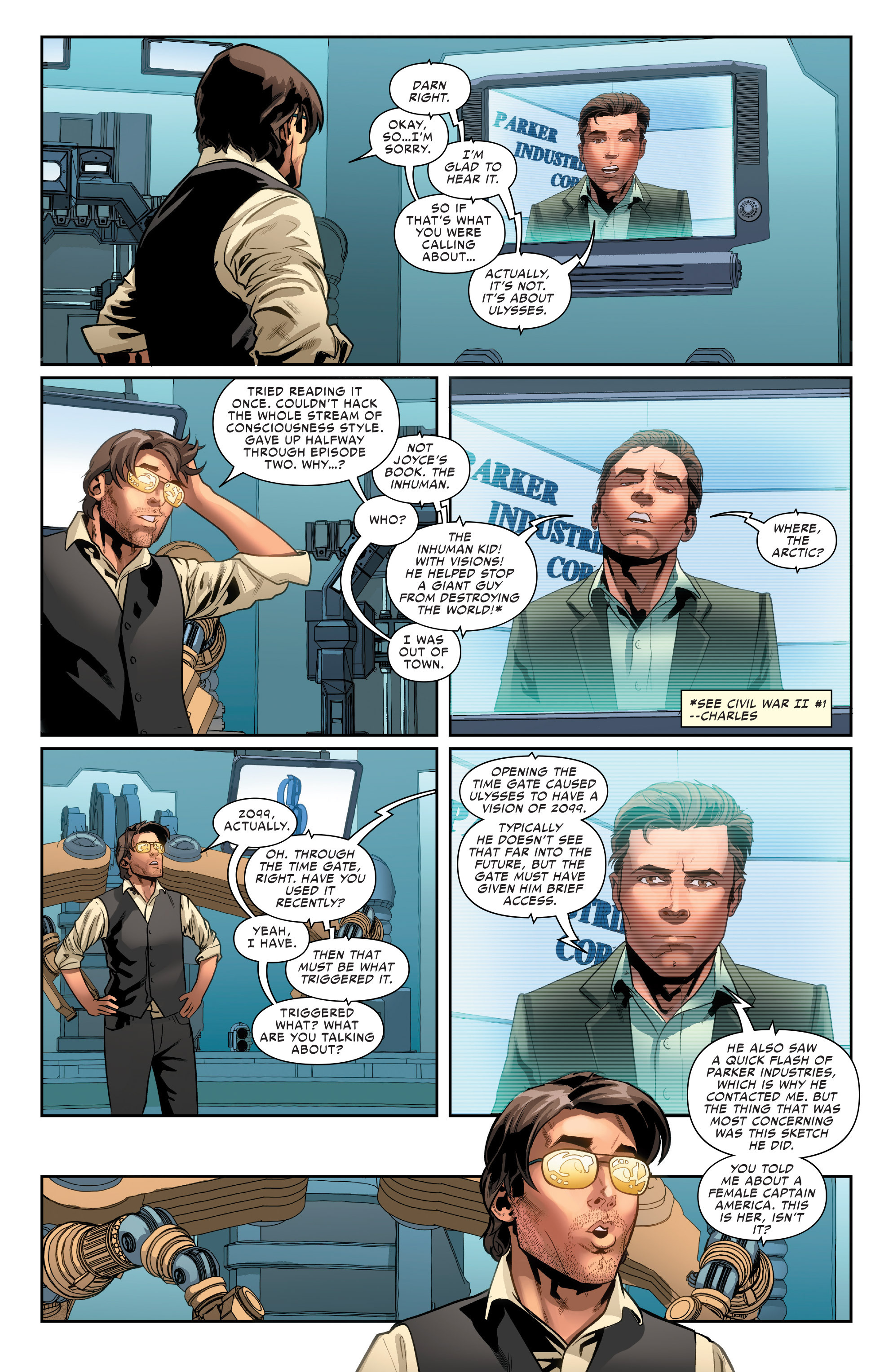 Read online Spider-Man 2099 (2015) comic -  Issue #13 - 15