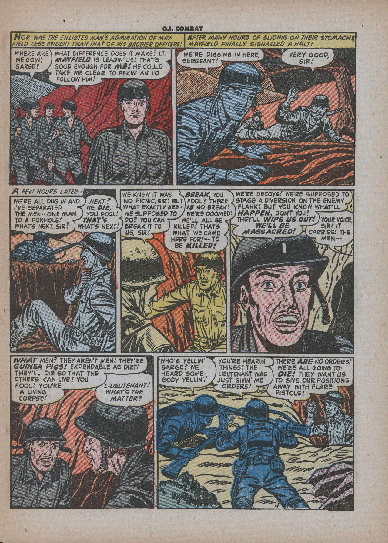 Read online G.I. Combat (1952) comic -  Issue #3 - 31