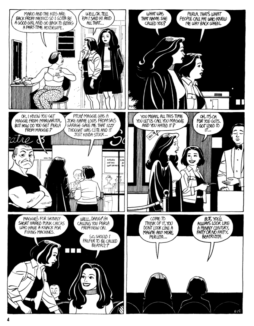 Read online Love and Rockets (1982) comic -  Issue #42 - 6