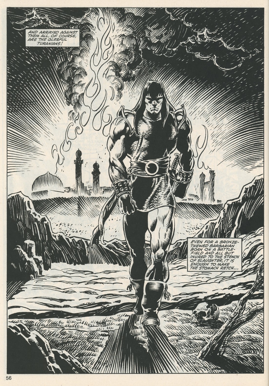 Read online The Savage Sword Of Conan comic -  Issue #112 - 58