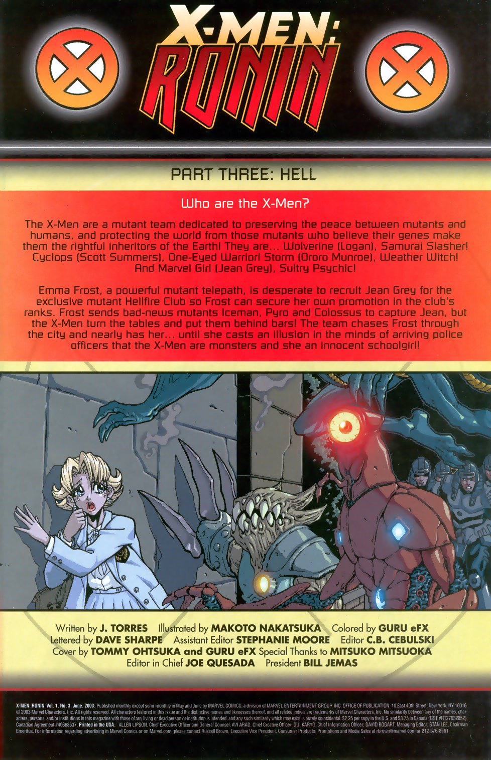 Read online X-Men: Ronin comic -  Issue #3 - 2