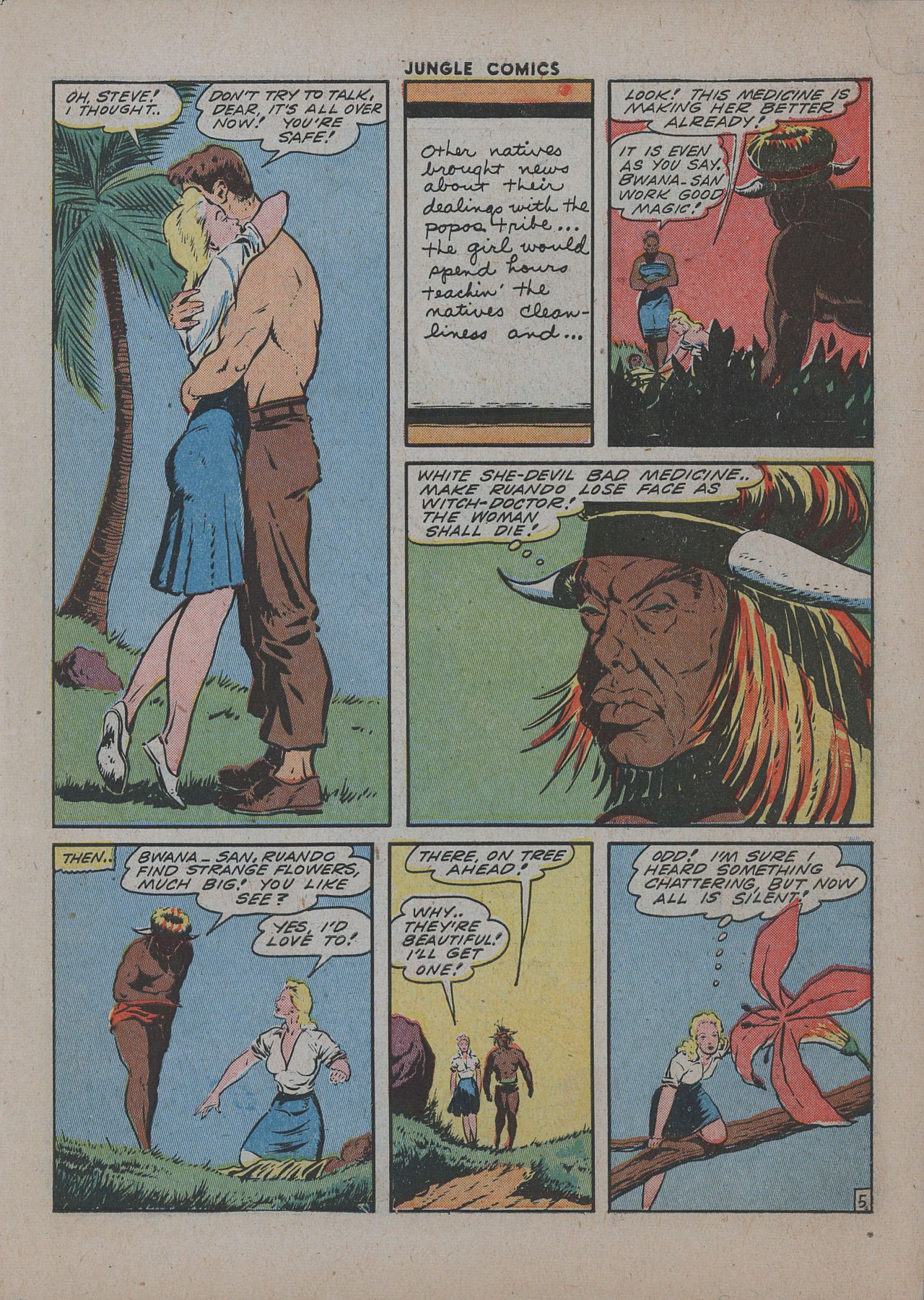Read online Jungle Comics comic -  Issue #48 - 53