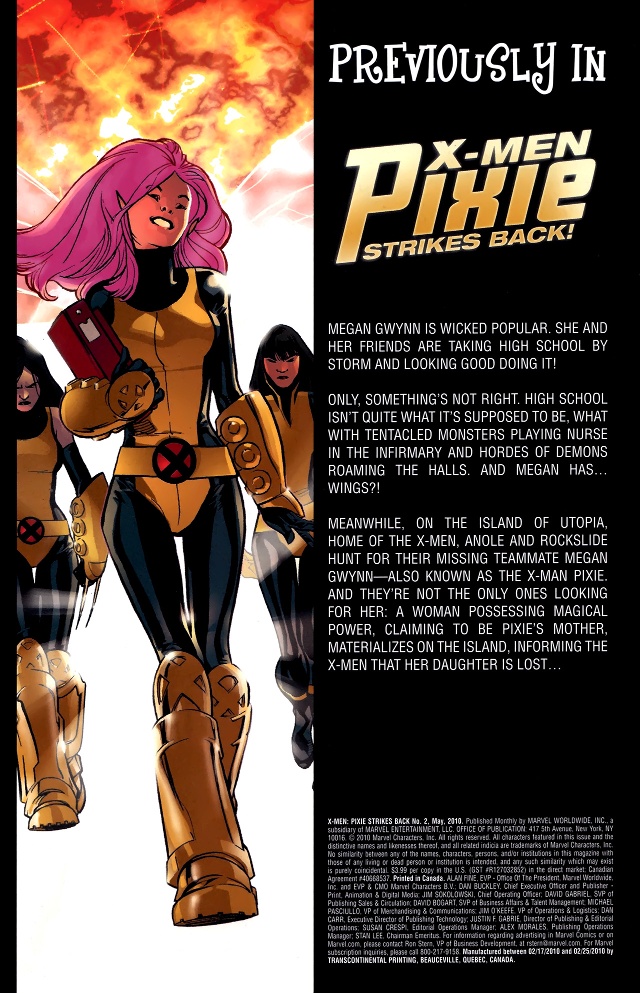 Read online X-Men: Pixie Strikes Back comic -  Issue #2 - 2