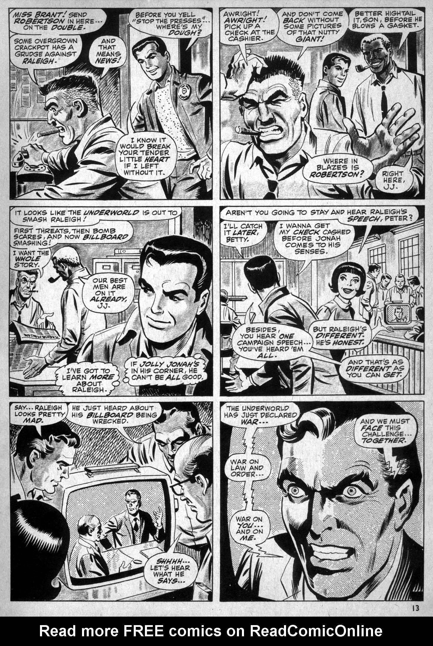 Read online Spectacular Spider-Man Magazine comic -  Issue #1 - 14