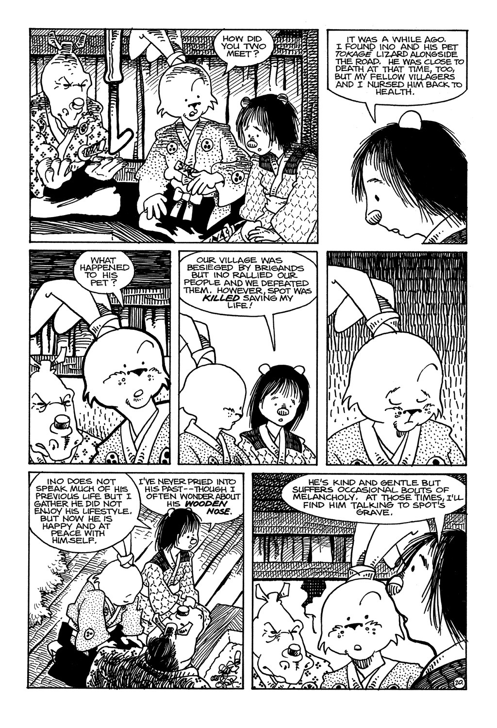 Read online Usagi Yojimbo (1987) comic -  Issue #38 - 22