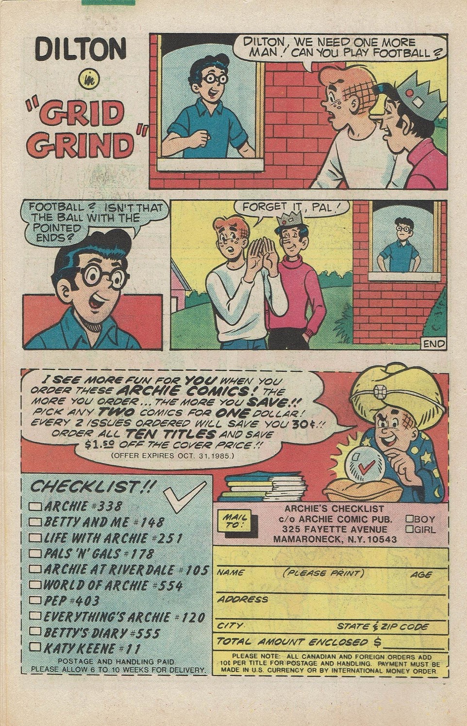 Read online Archie at Riverdale High (1972) comic -  Issue #105 - 18