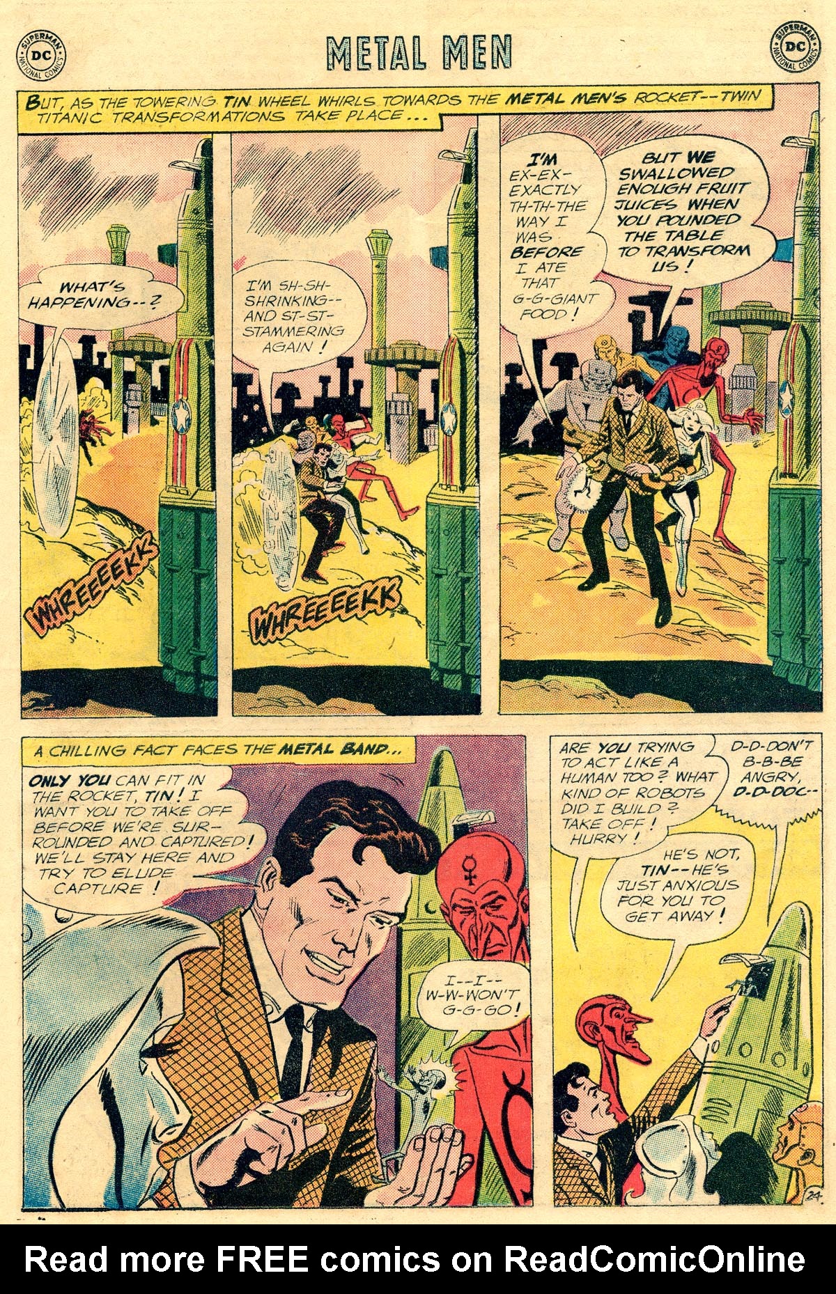 Read online Metal Men (1963) comic -  Issue #4 - 31