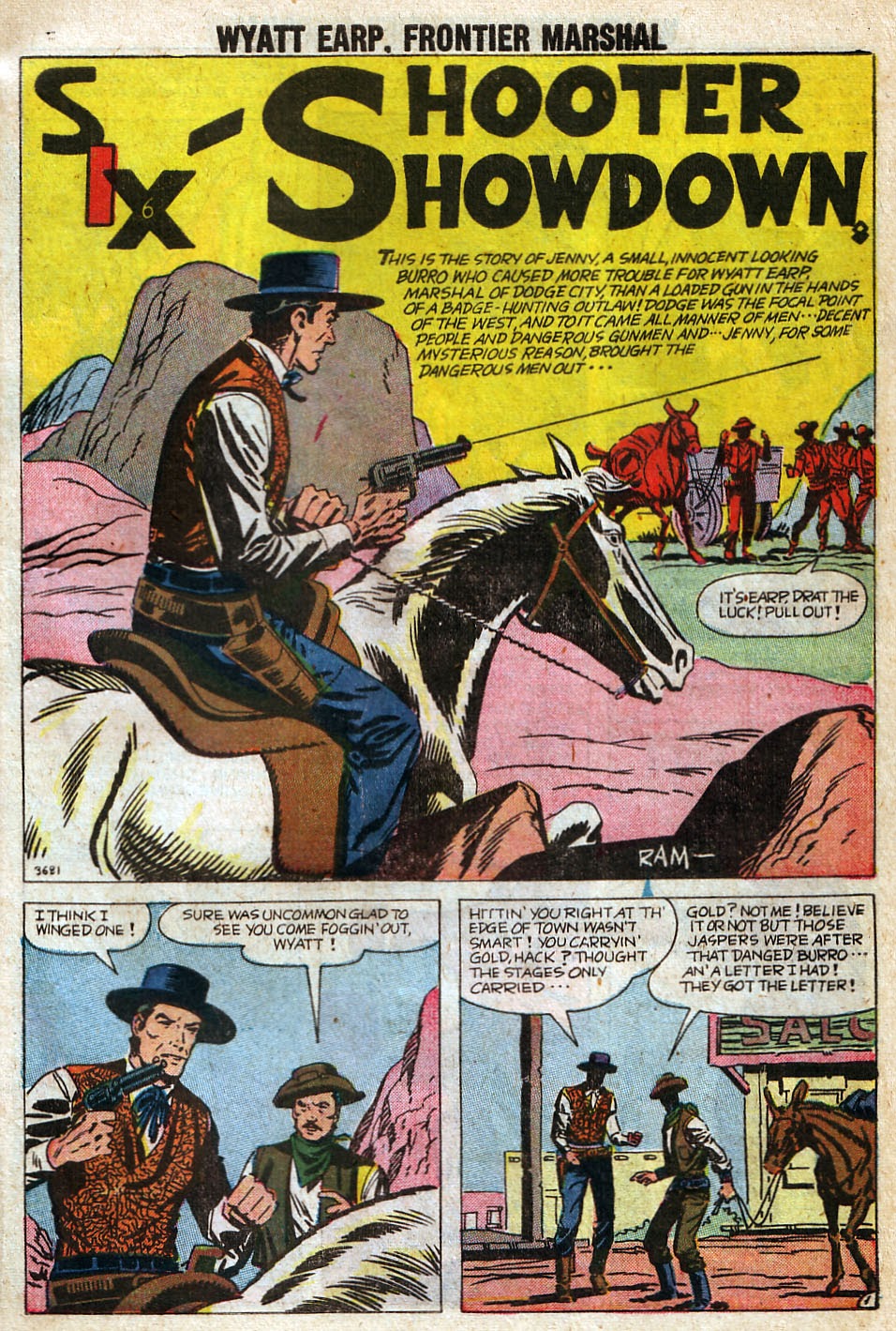 Read online Wyatt Earp Frontier Marshal comic -  Issue #21 - 68